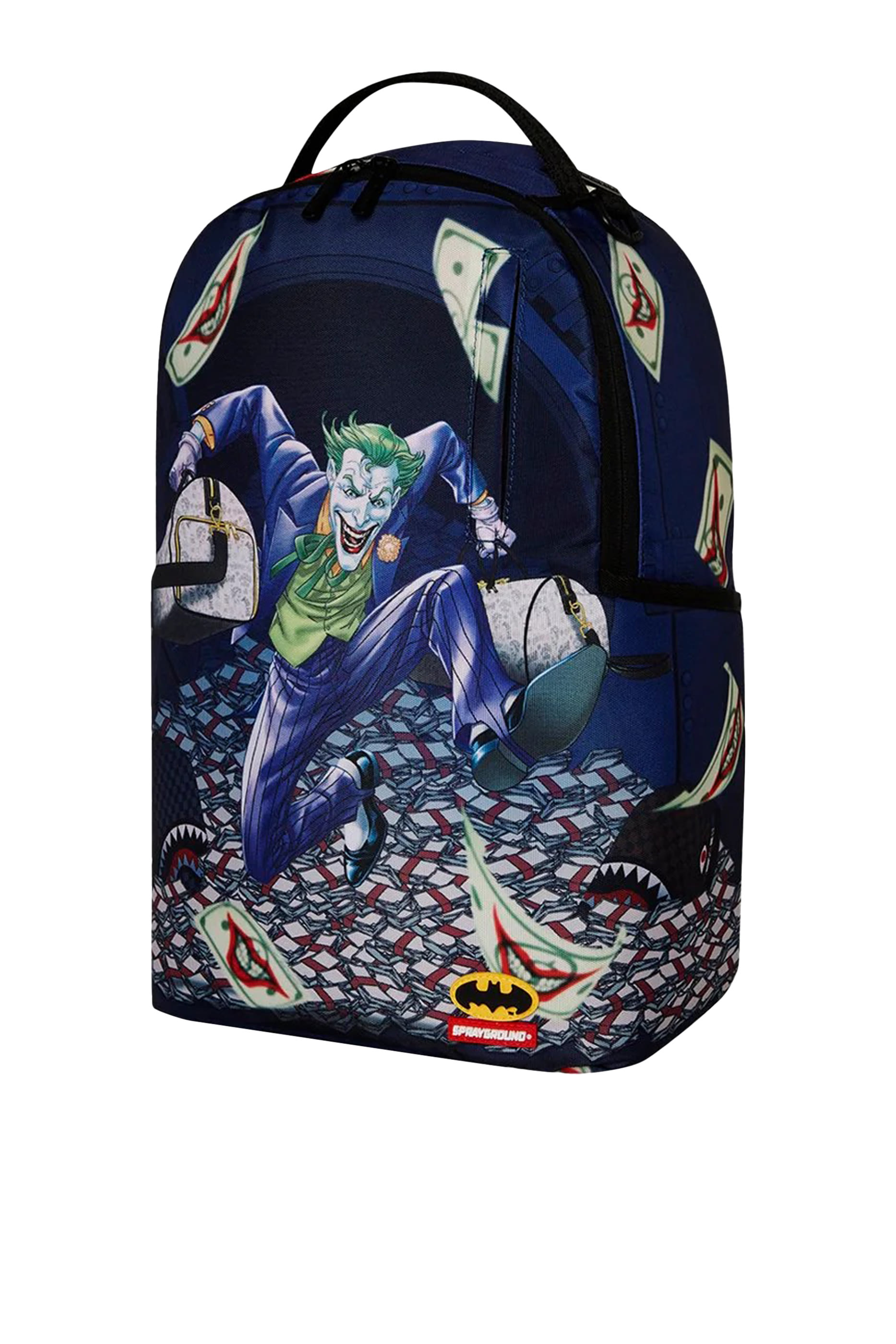 حقيبة ظهر بنقشة باتمان وجوكر للأطفال