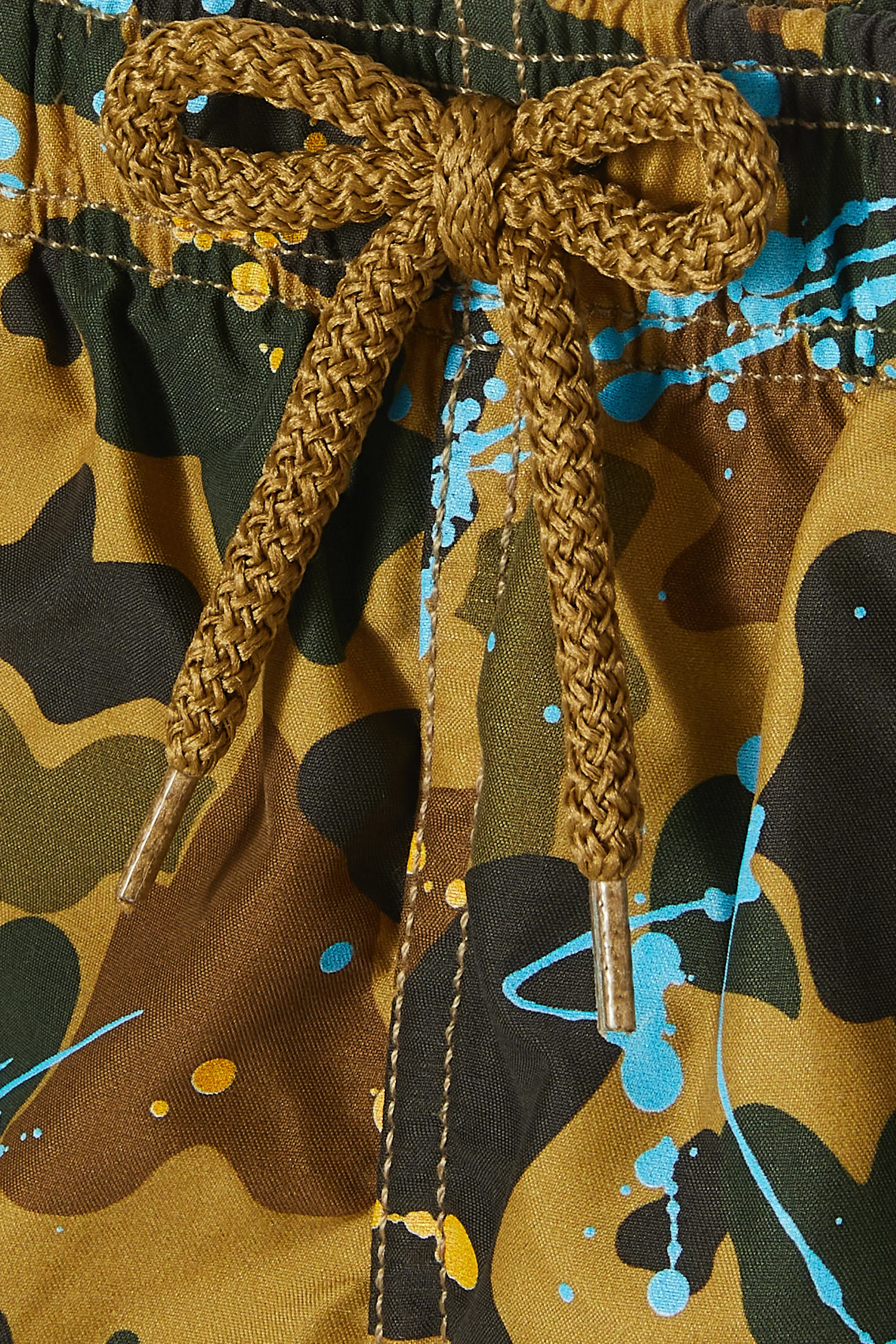 شورت سباحة بنقشة بطلاء بخاخ للأطفال