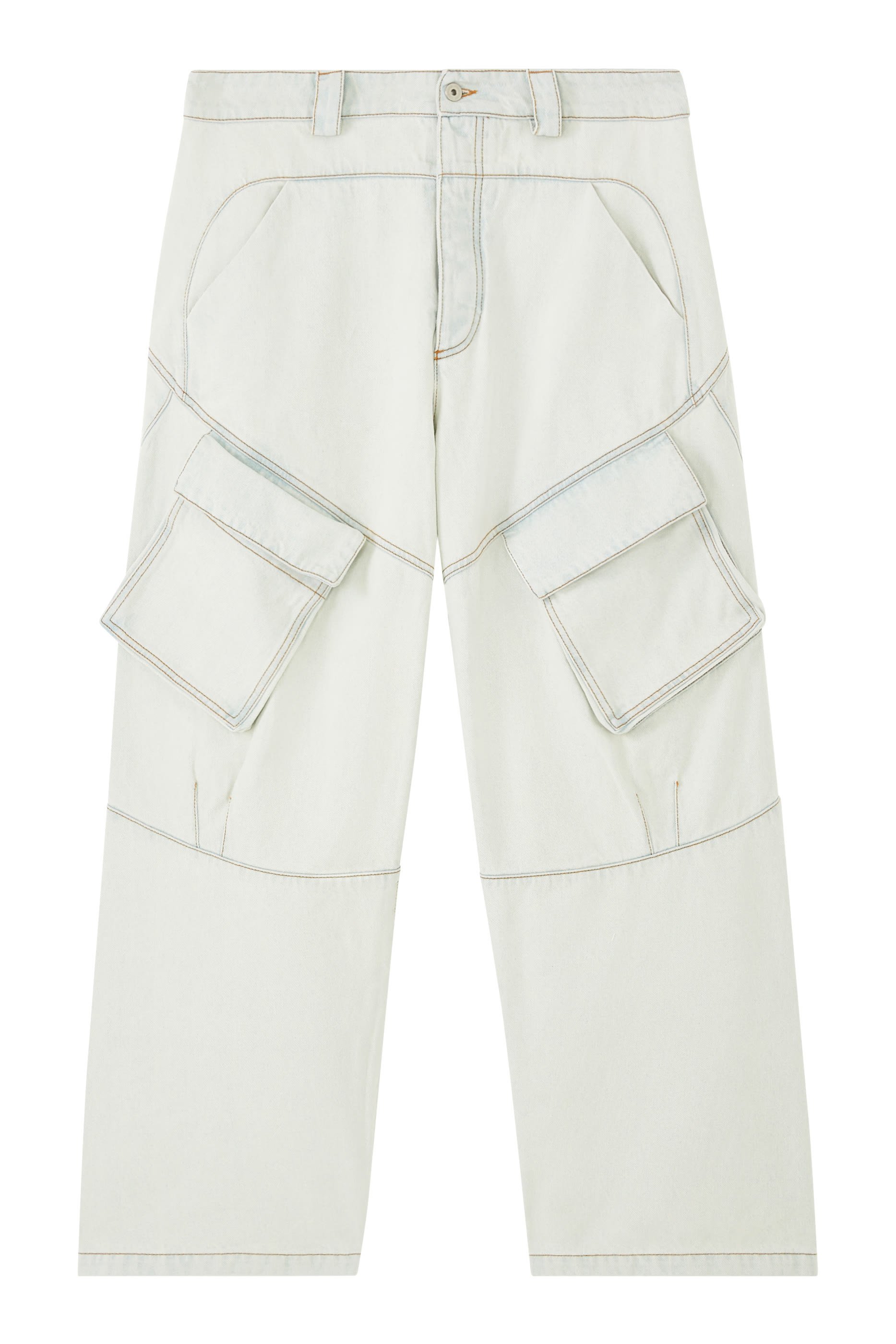 بنطال جينز كارجو بقصة واسعة