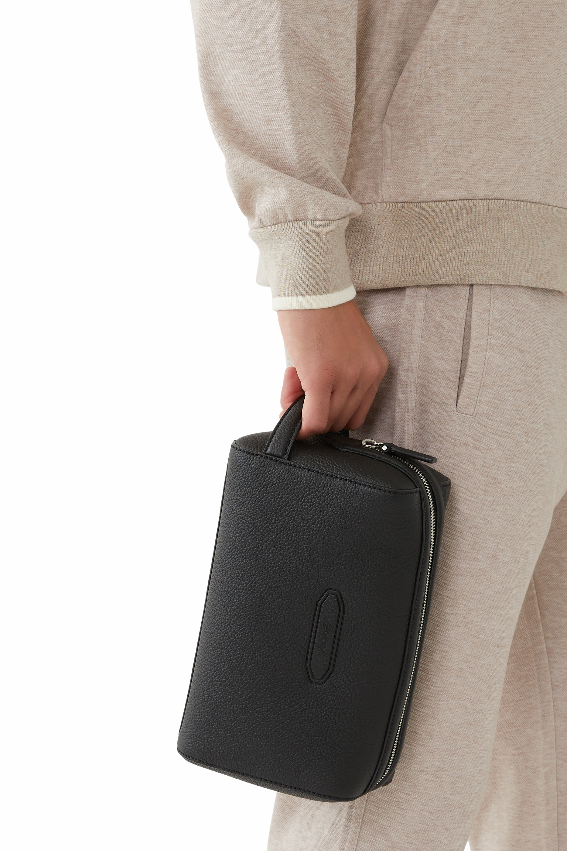 حقيبة مستلزمات عناية ذاتية جلد