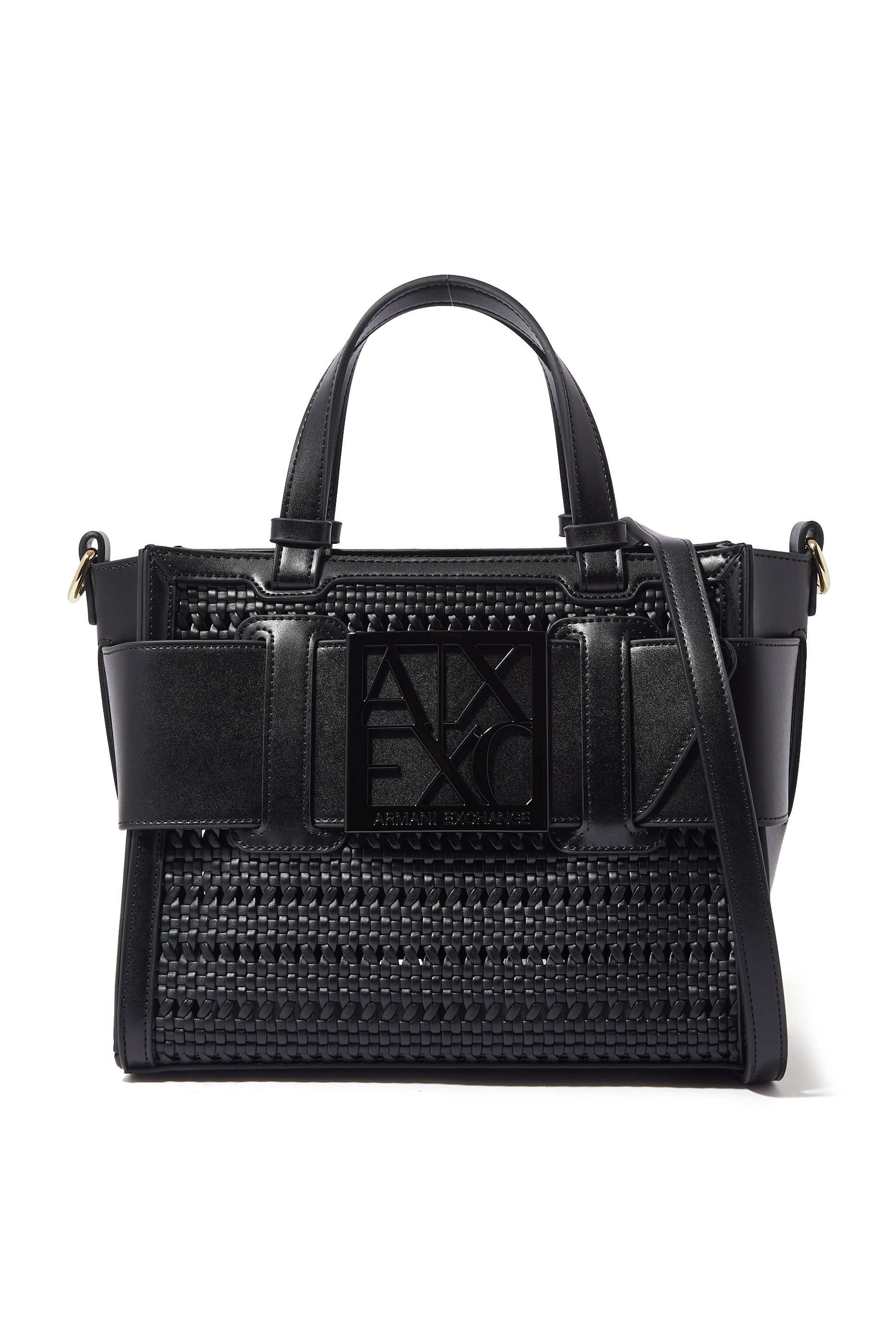 حقيبة يد سوزي منسوجة بشعار الماركة