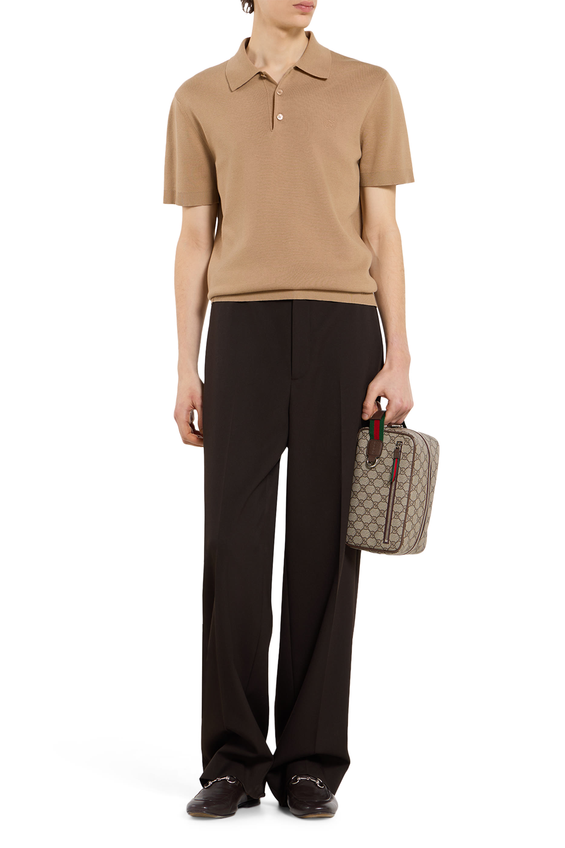 حافظة مستلزمات عناية متوسطة بشعار الماركة