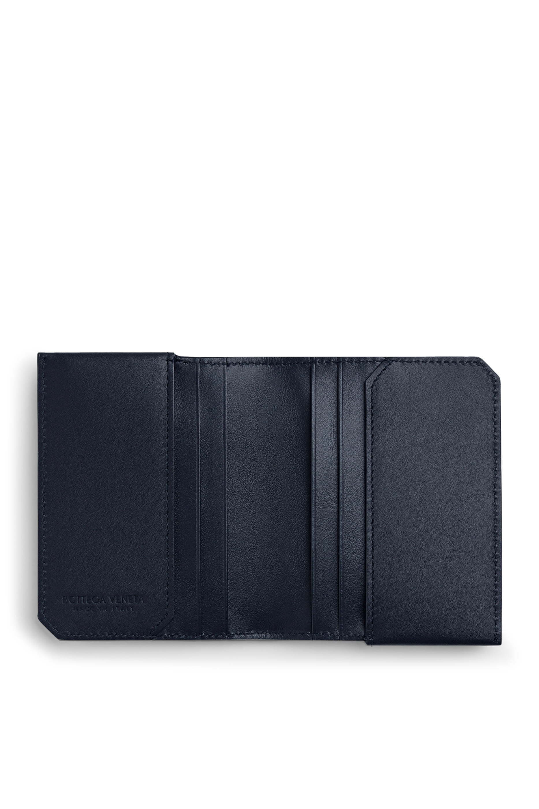 حافظة بطاقات ثنائية الطي بيكولو بتصميم مجدول