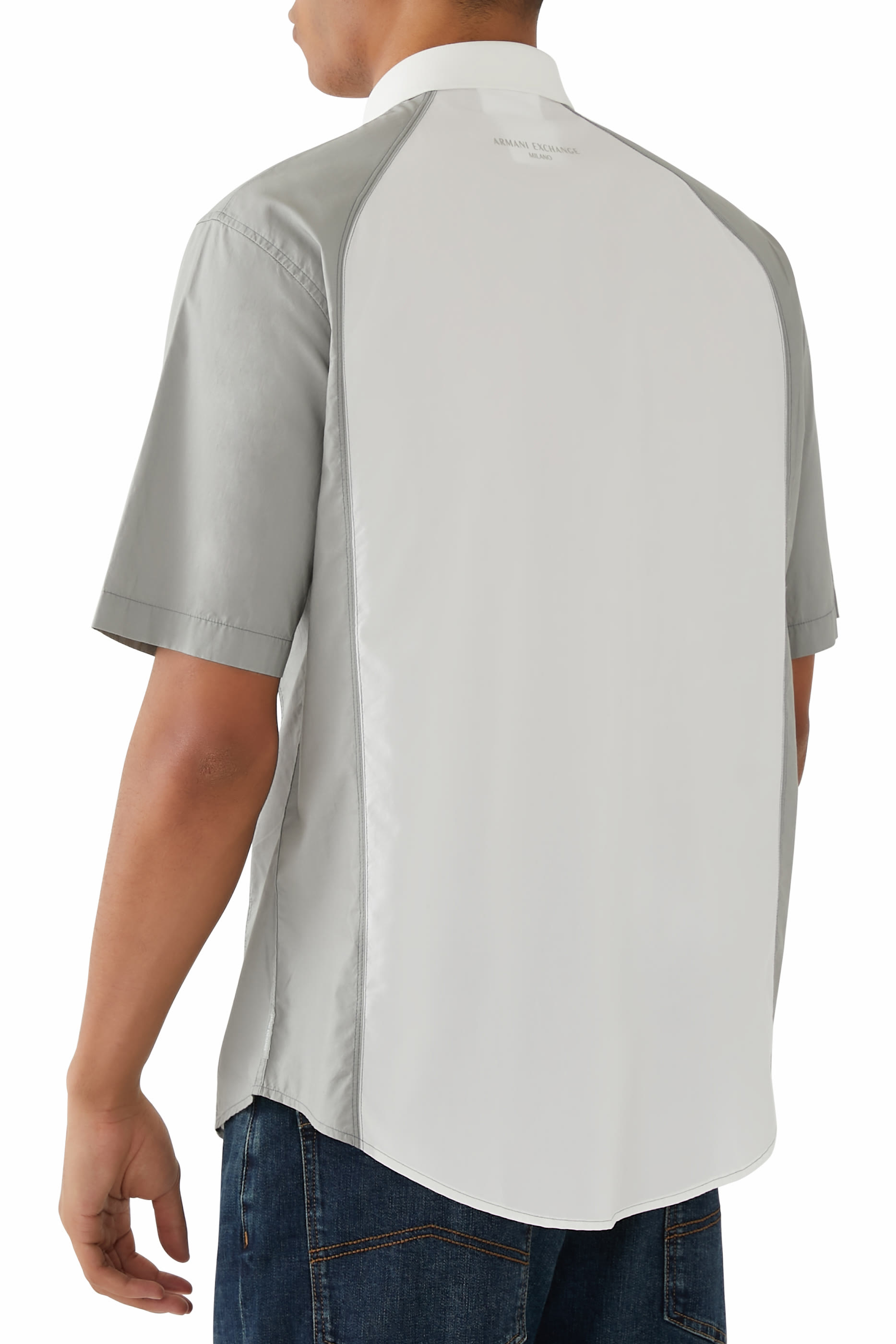 قميص ذا جريد بلونين