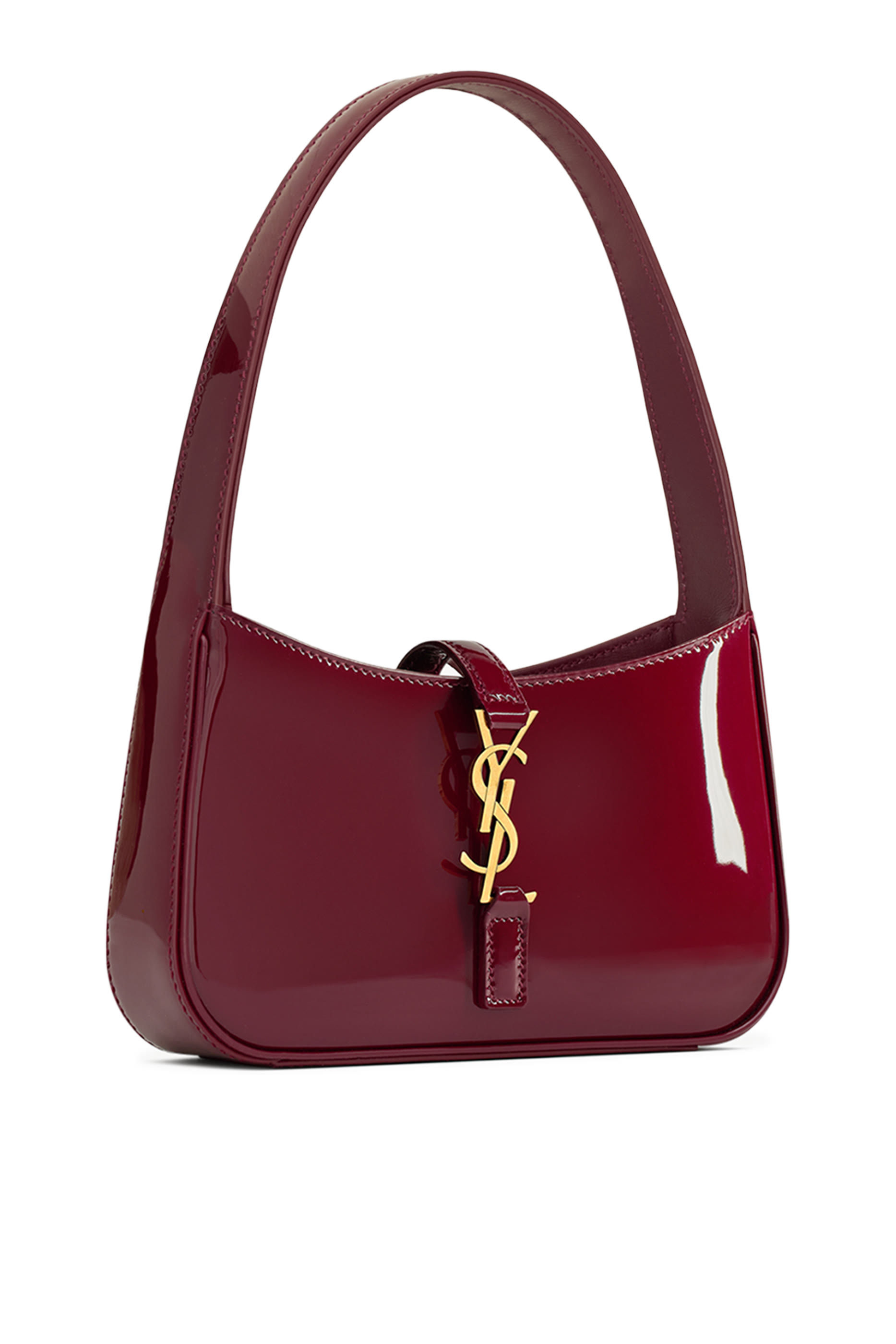 حقيبة لو 5 اي 7 صغيرة جلد لامع 