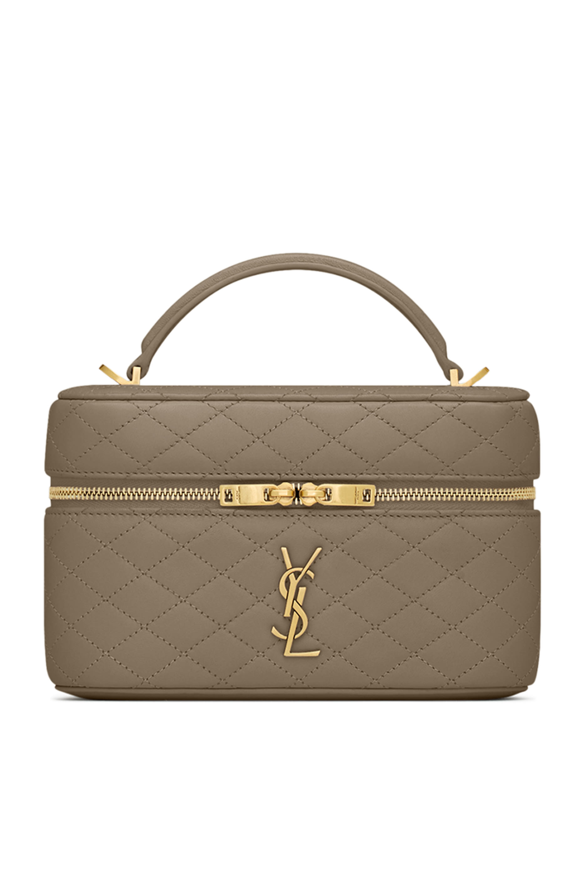 حقيبة مستحضرات تجميل غابي جلد خروف