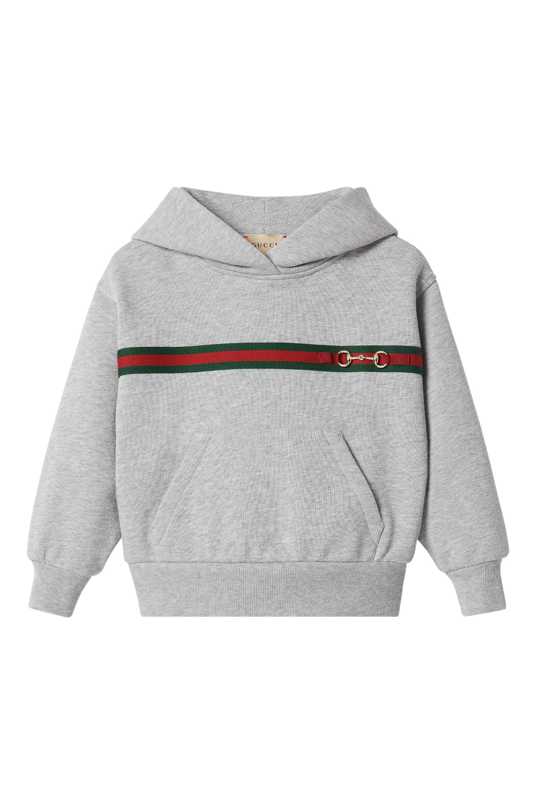 هودي بشريط ويب وحلية لجام الحصان قطن للأطفال