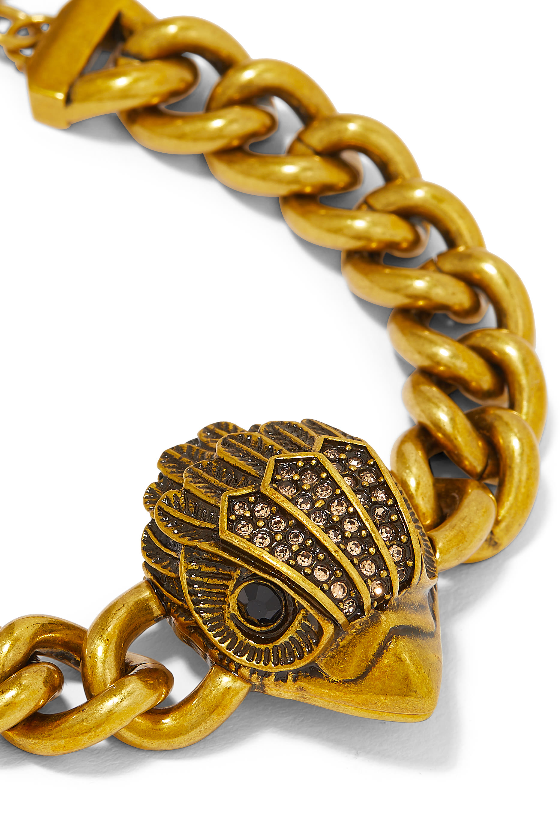 سوار سميك بحلية بشعار النسر نحاس مقاس XL