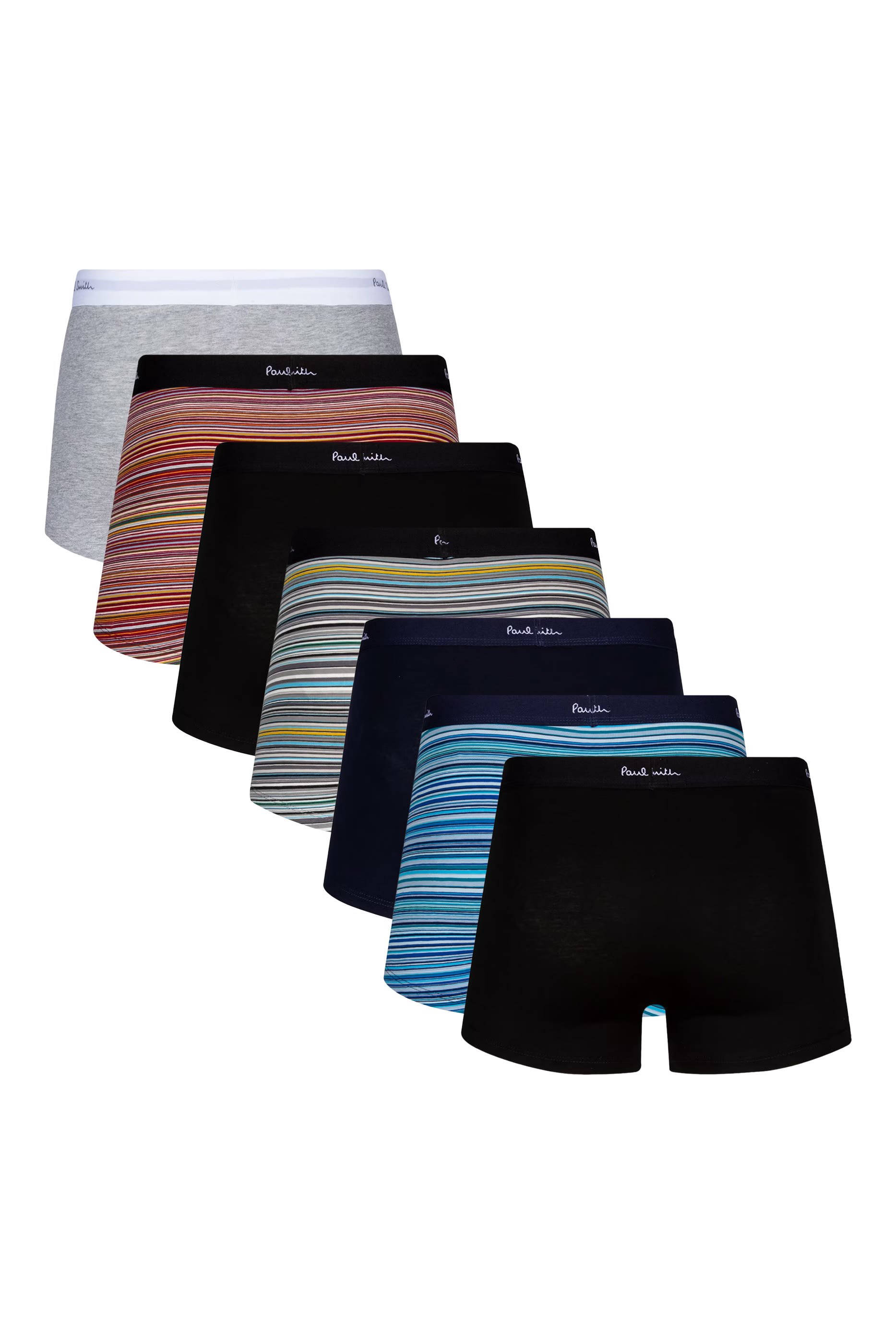 7-Pack Signature Stripes Organic Cotton Mixed Boxer Briefs