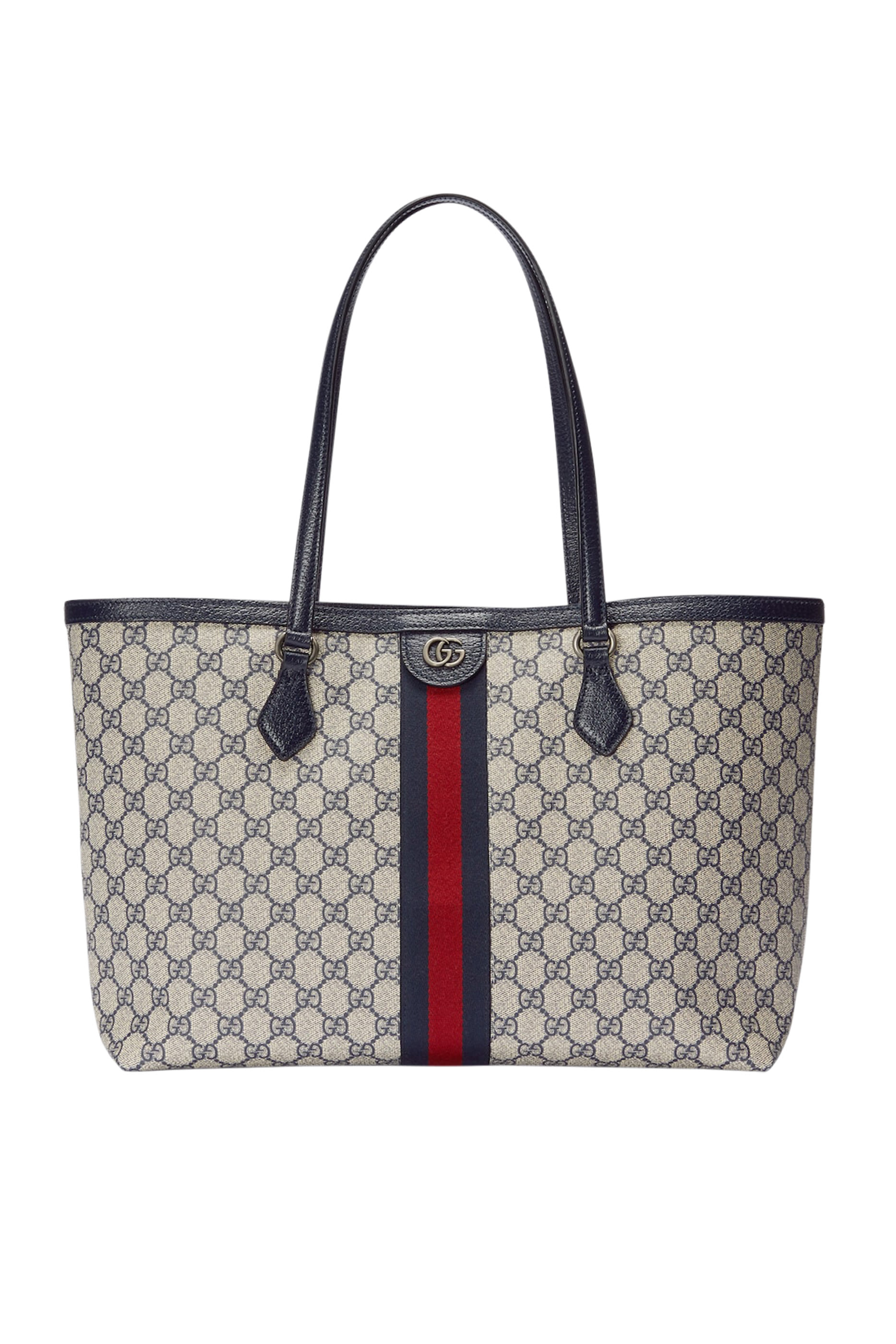 حقيبة يد أوفيديا متوسطة بنقشة حرفي شعار الماركة