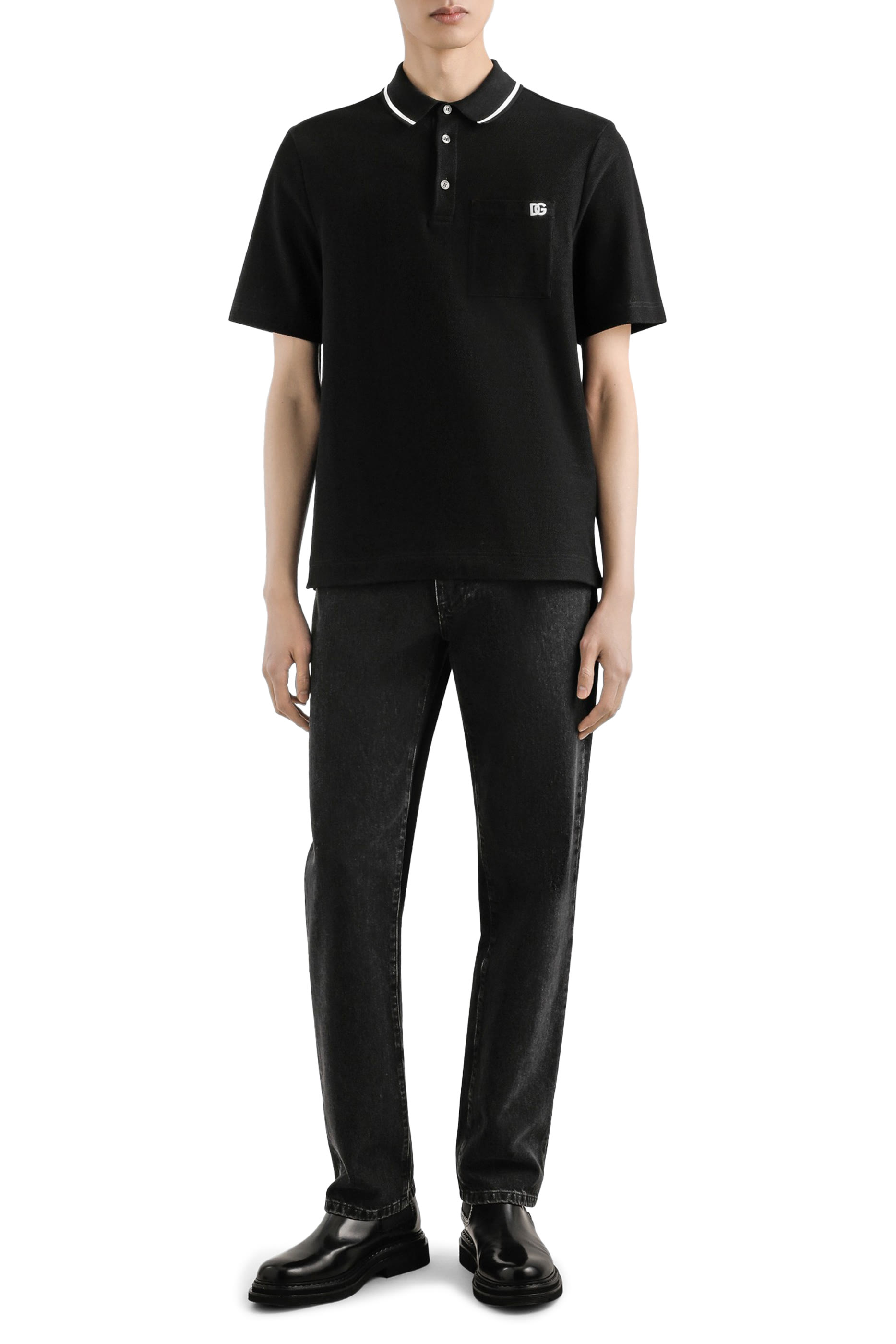 قميص بولو قطن بيكيه