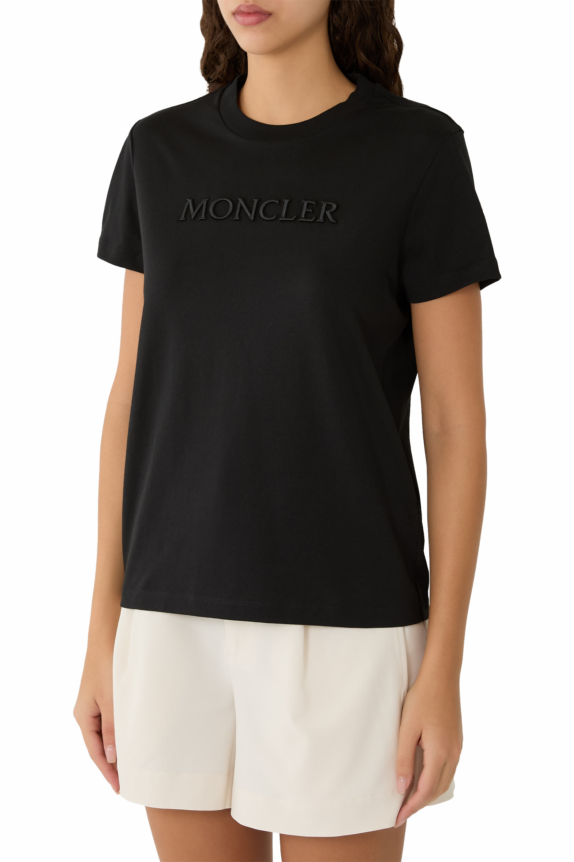 تيشيرت بشعار الماركة قطن