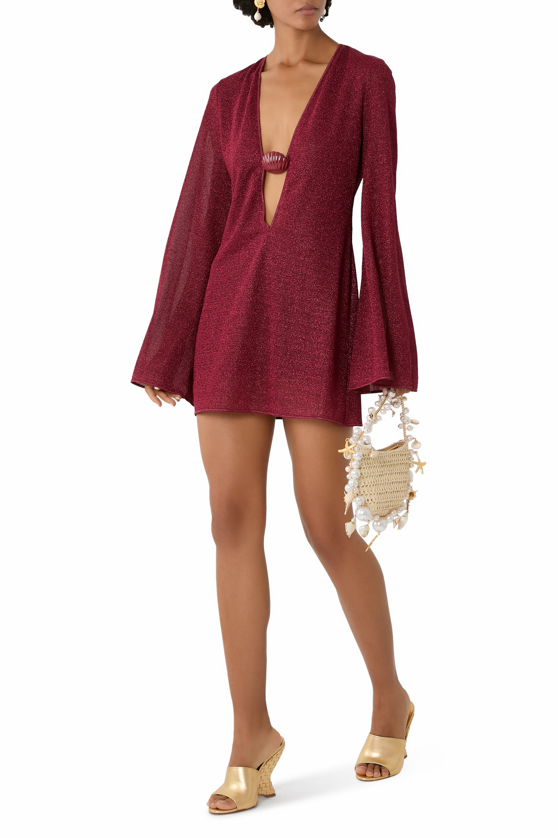  Lumiere Lurex Mini Dress