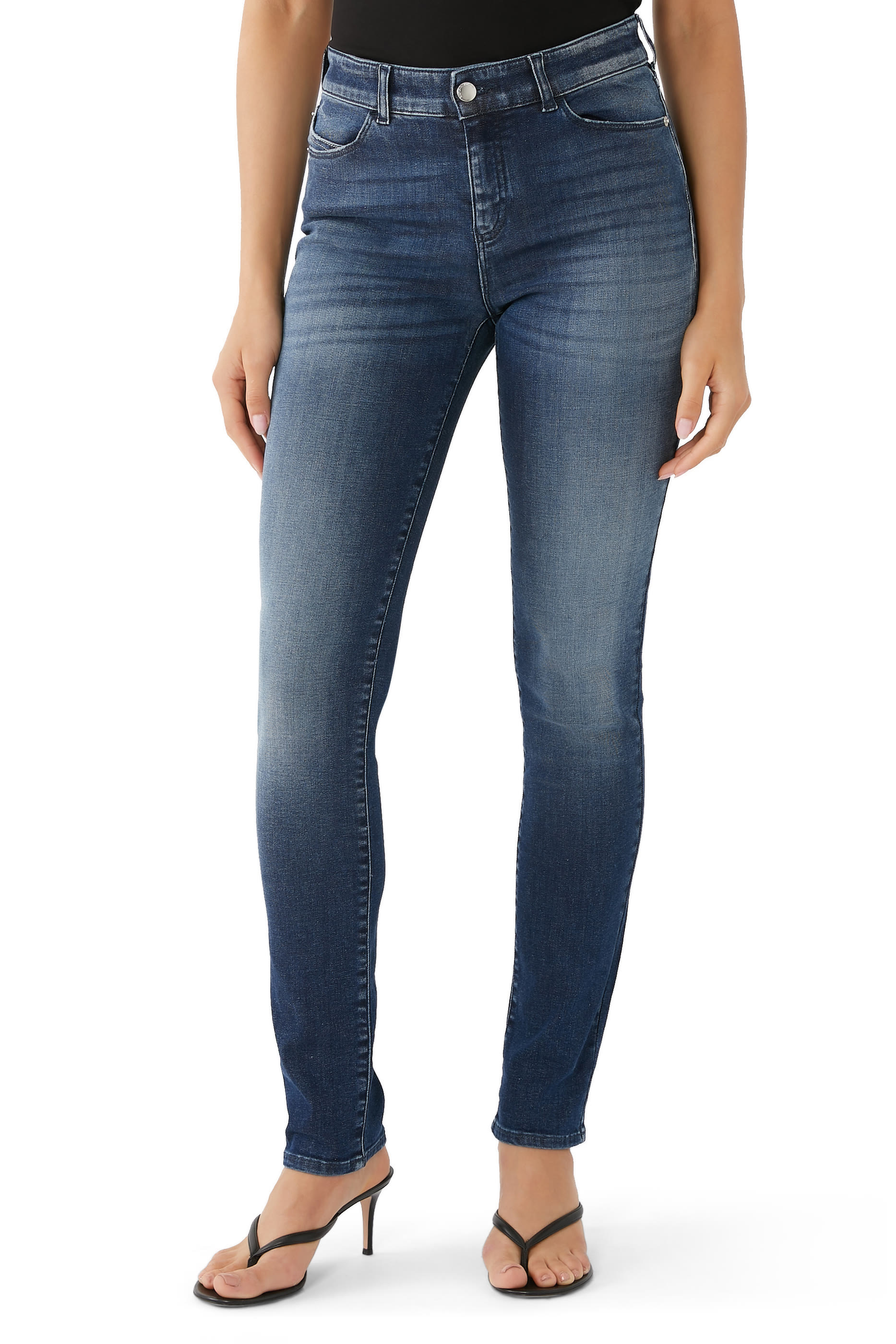 بنطال جينز دنيم بقصة سليم