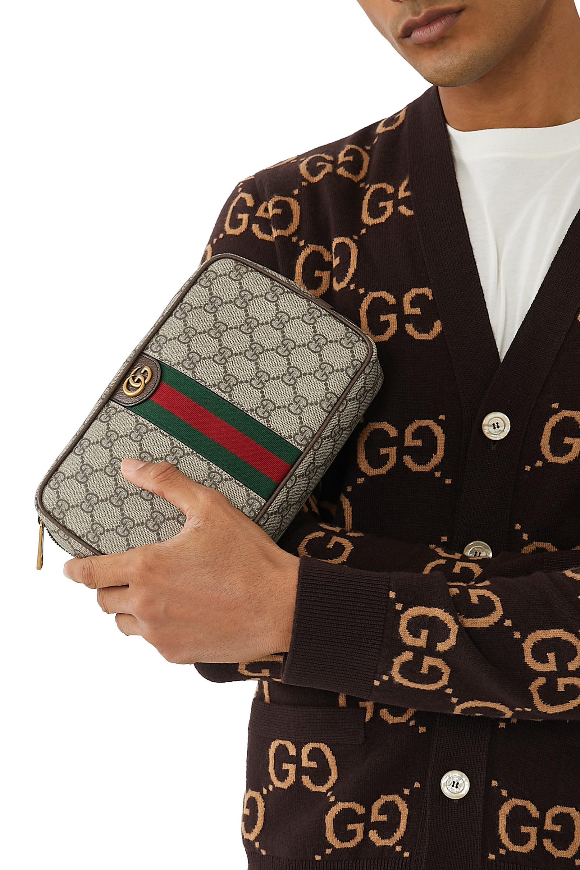 حقيبة مستلزمات العناية الشخصية سافوي بحرفي شعار الماركة