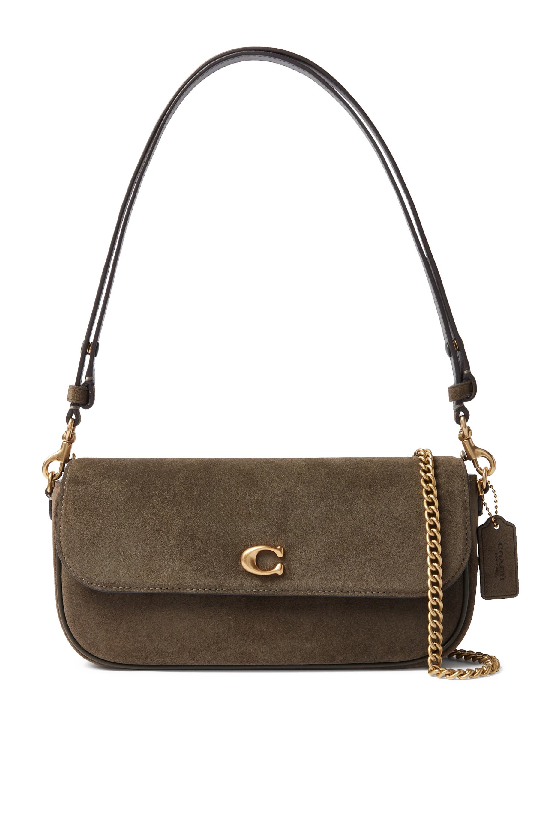 حقيبة بروك بغطاء قلاب وحمالة سلسلة