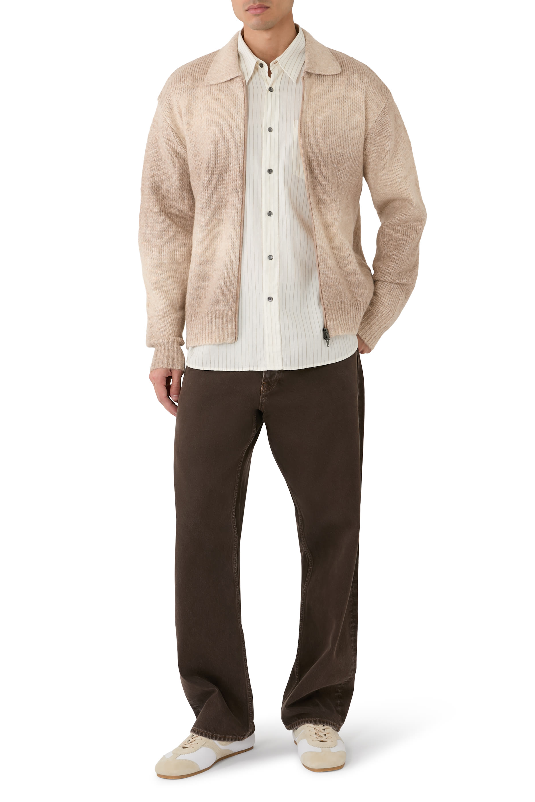 كارديغان غانون بسحاب ولون متدرج