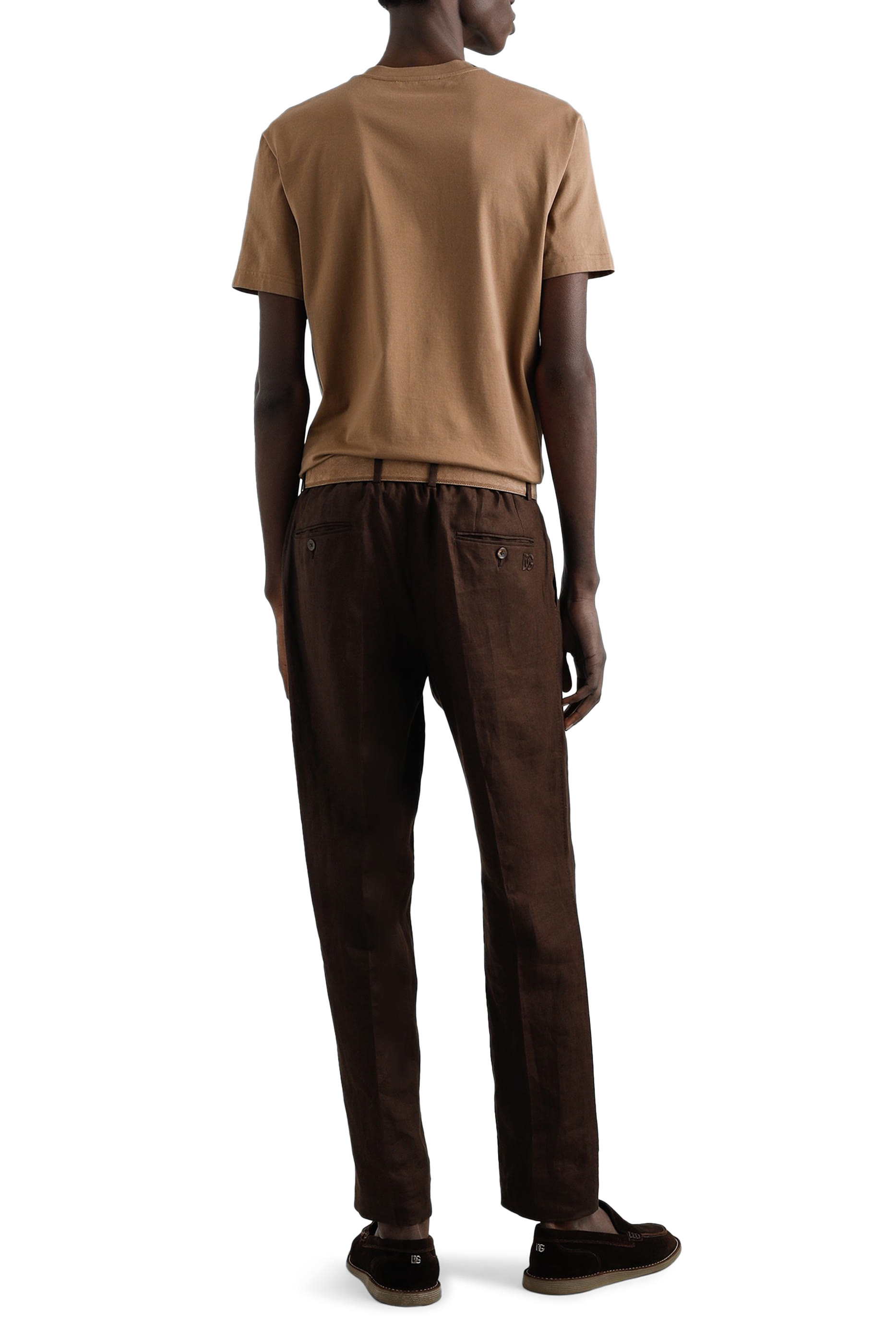 تيشيرت بتطريز شعار الماركة قطن