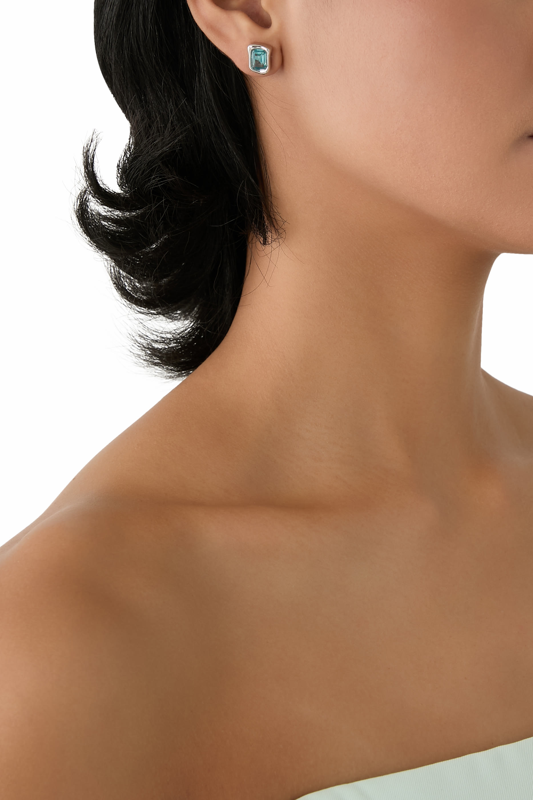 أقراط مولتن بأحجار زجاجية