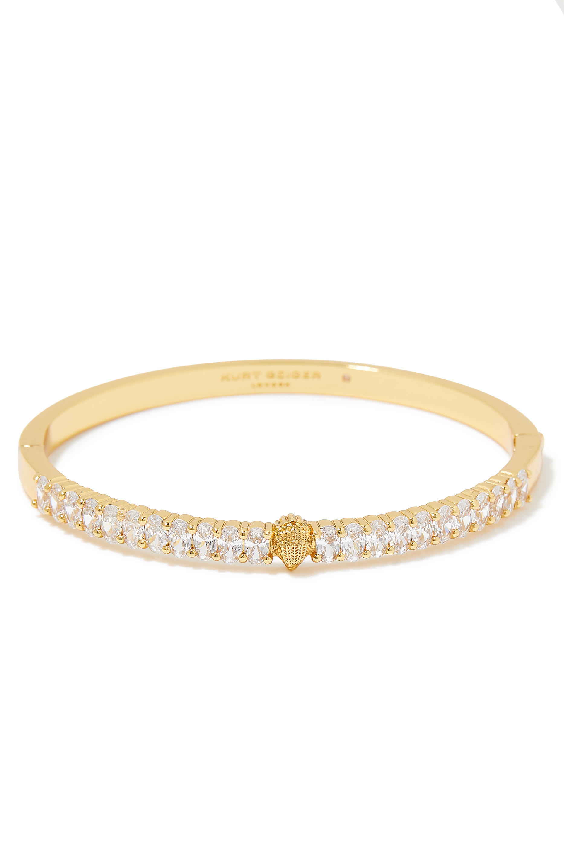 سوار مرصع بالكريستال بحلية رأس النسر