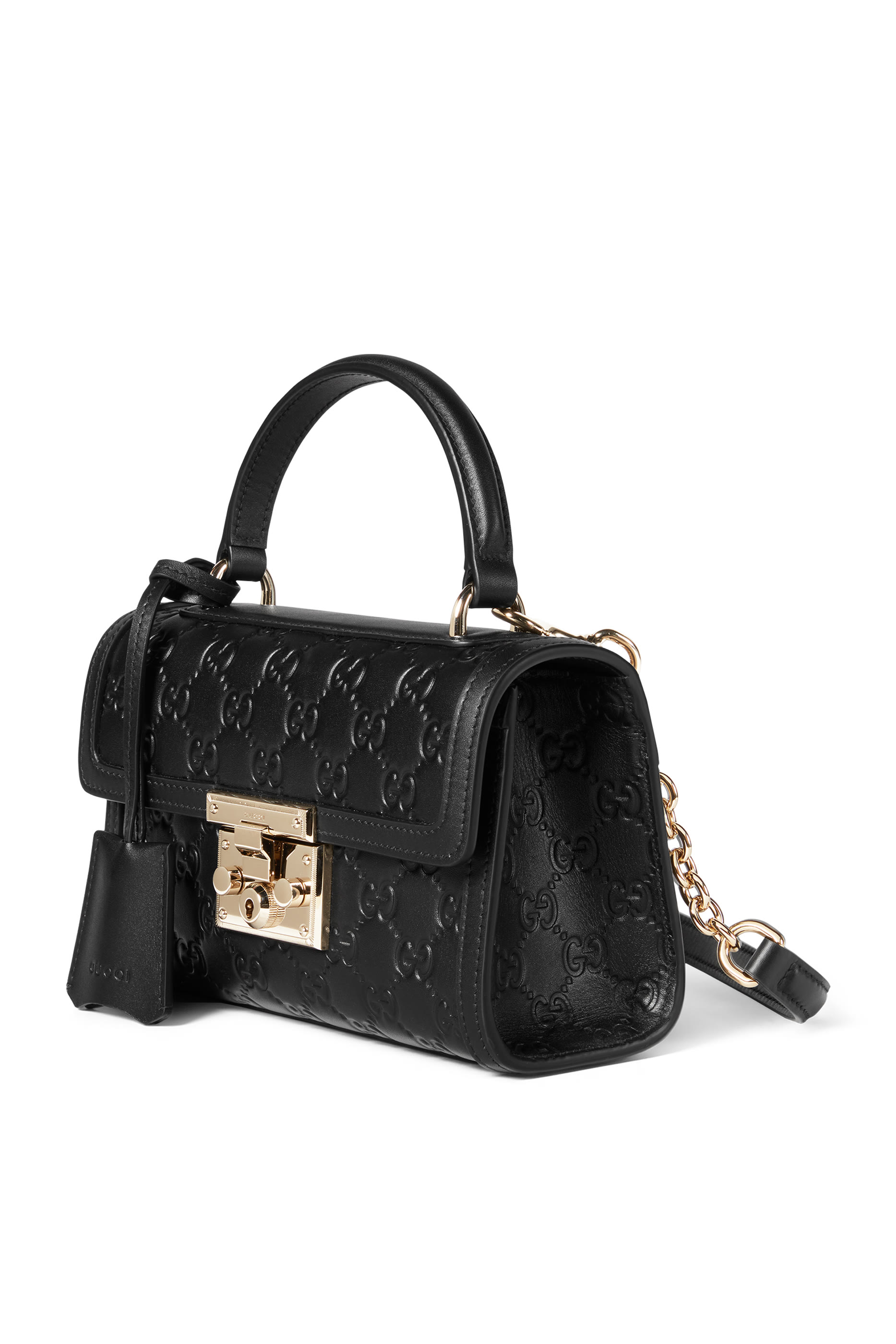 Padlock Small Top Handle Bag