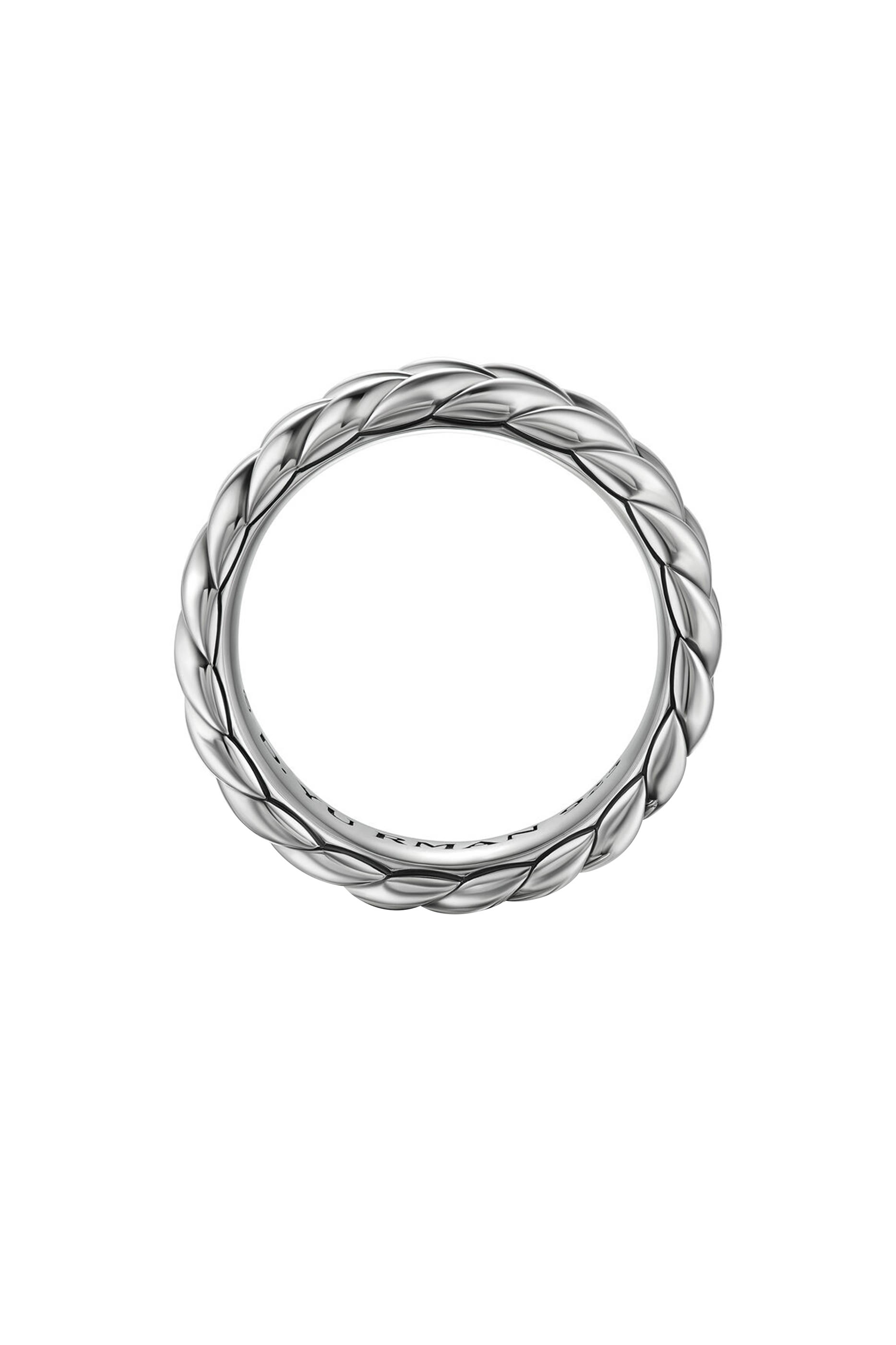 خاتم بخطوط شيفرون، فضة إسترلينية