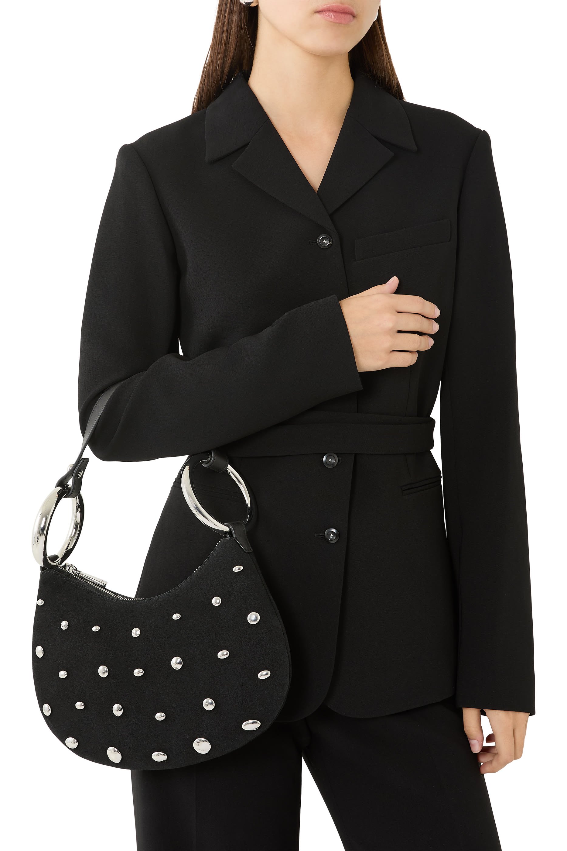 حقيبة بانجل مرصعة بالحلي 