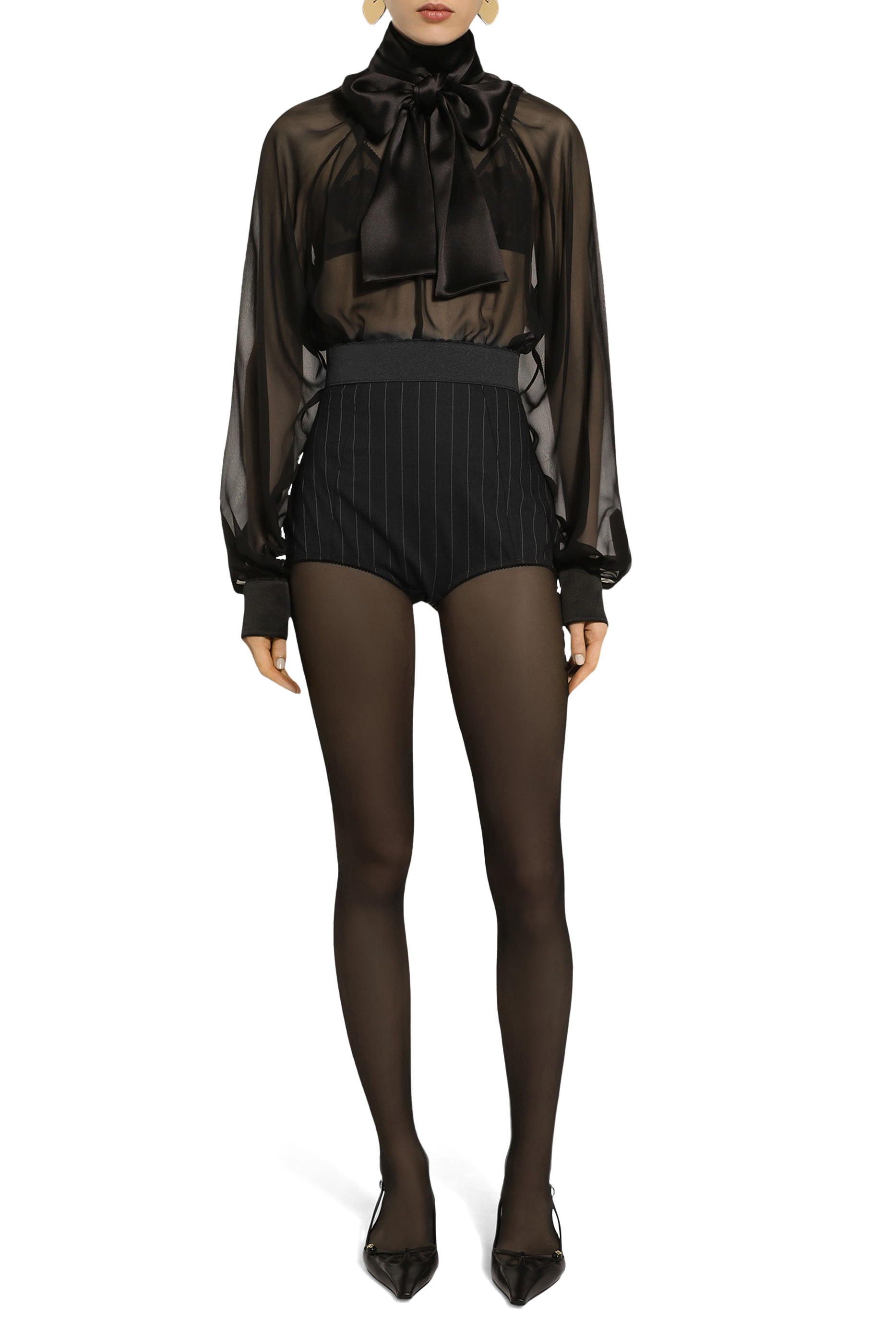 سورال داخلي مخطط مزيج صوف تويل