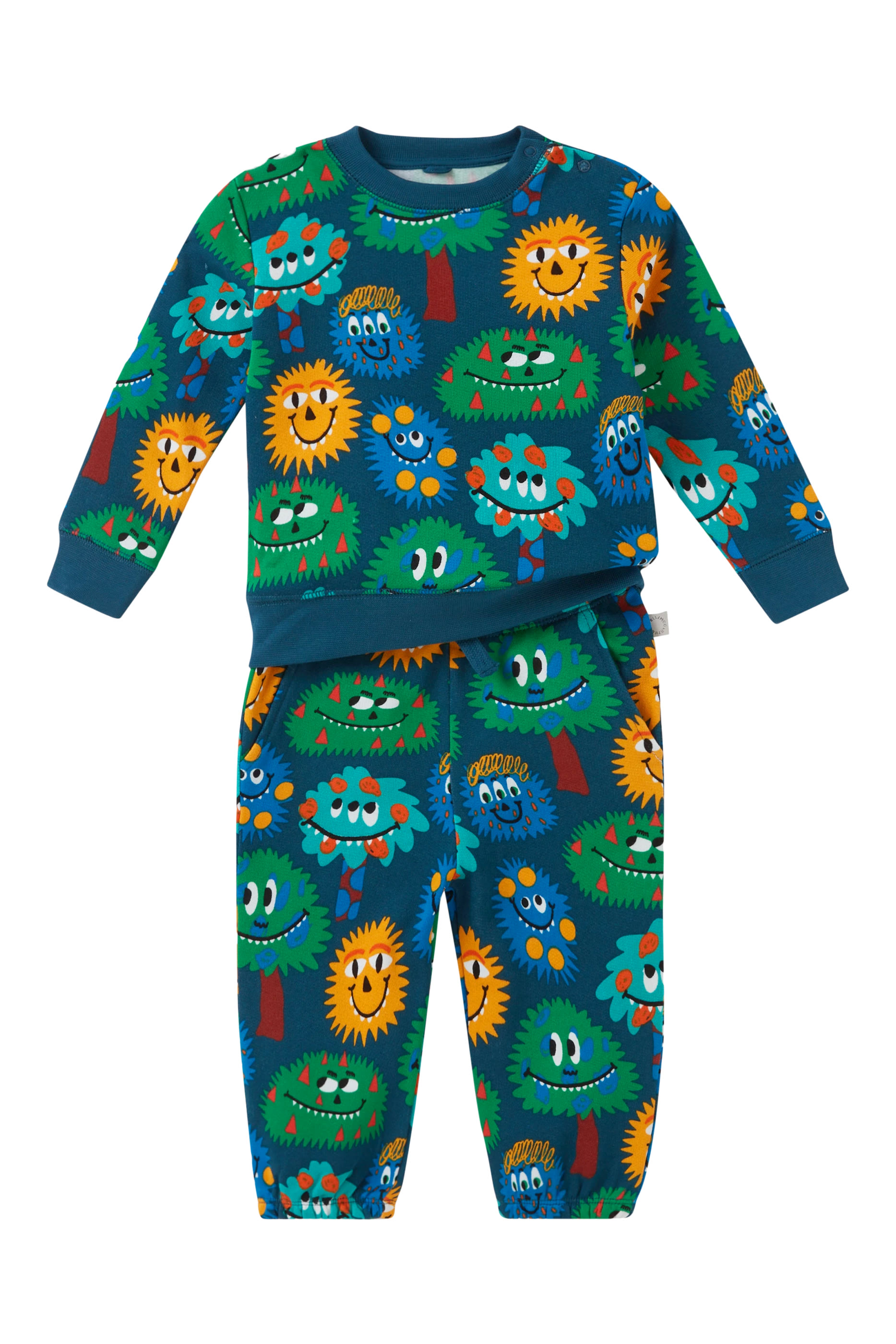 بنطال رياضي بطبعات قطن للأطفال 