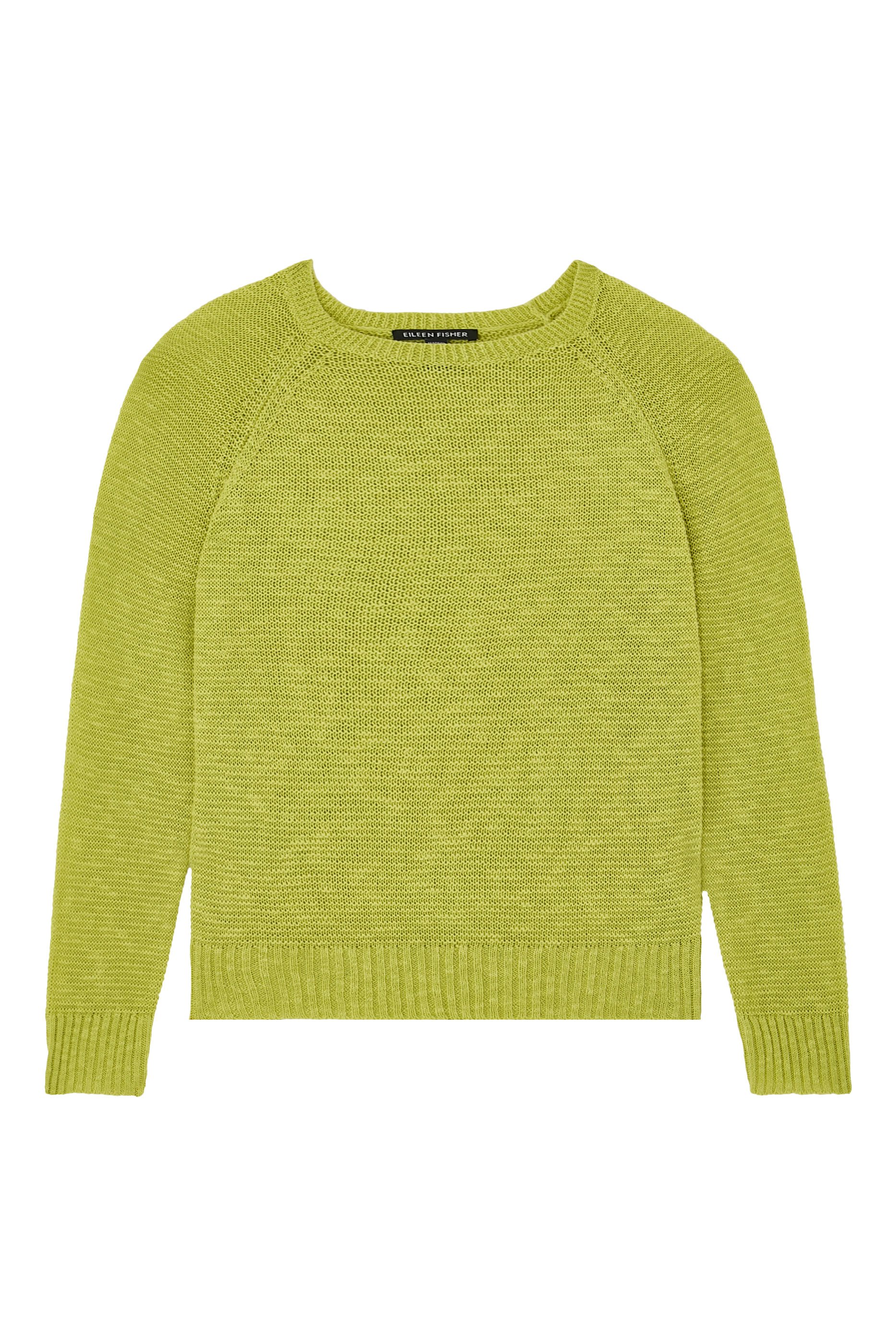 بلوزة كتان قطني عضوي بارز الملمس