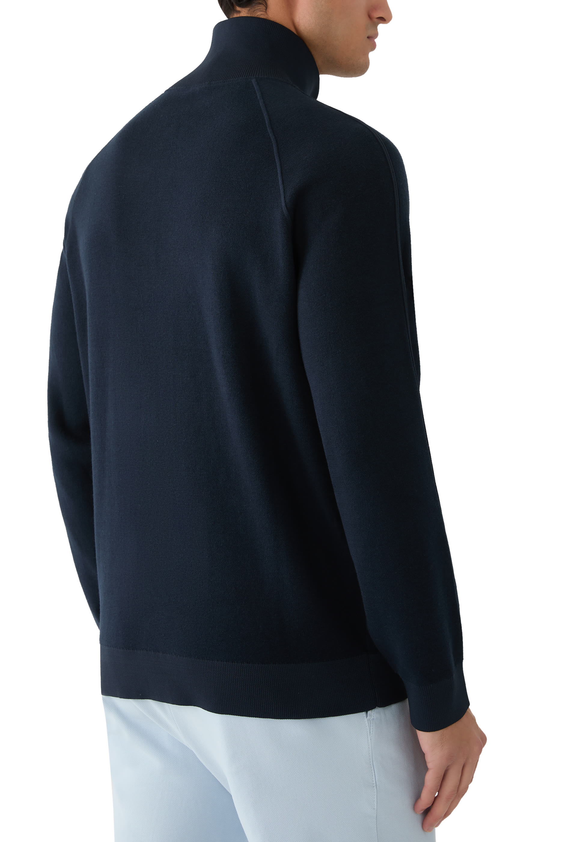 كارديجان بسحّاب قطن وصوف بكر