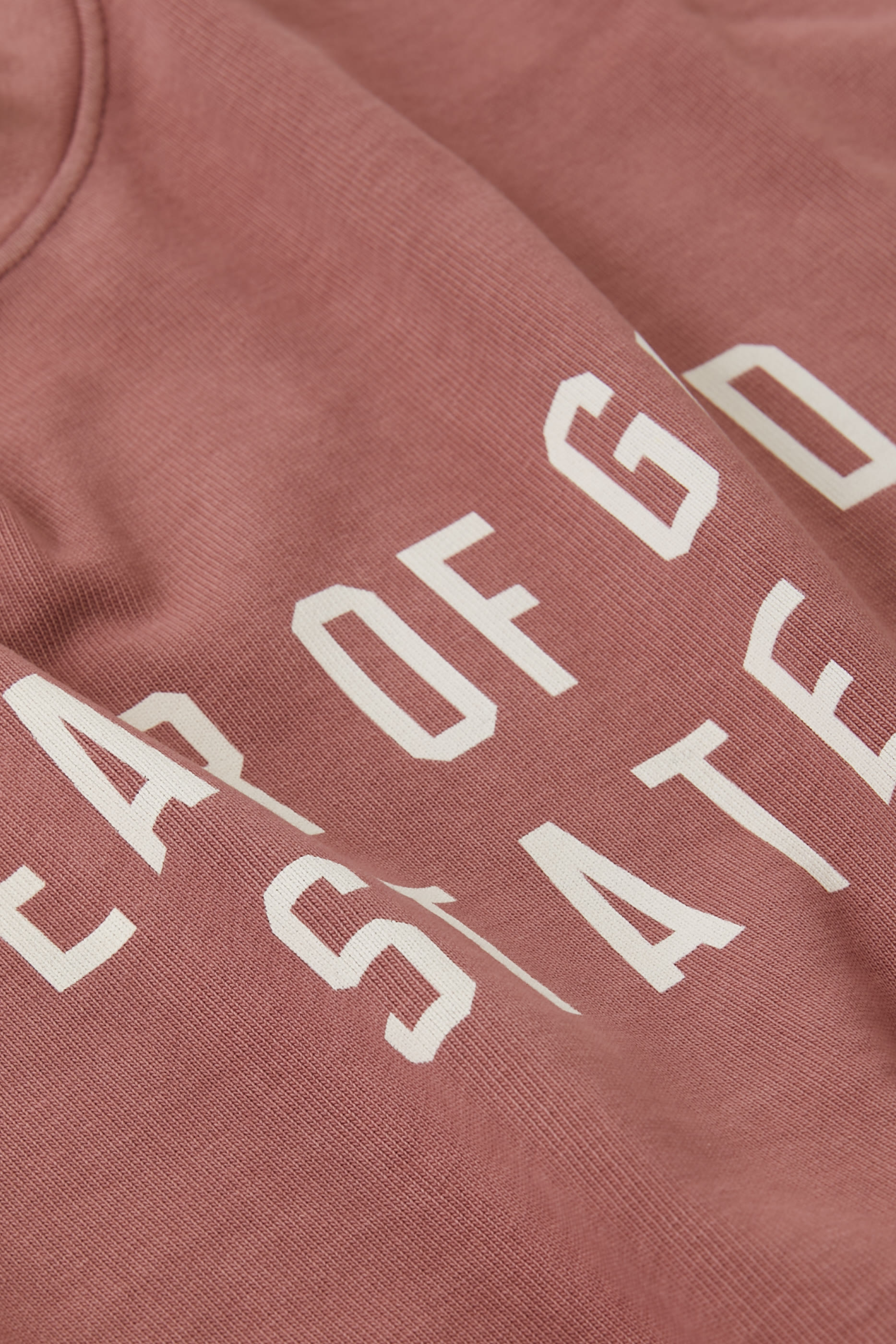 تيشيرت بياقة ضيقة قماش ثقيل الوزن للأطفال