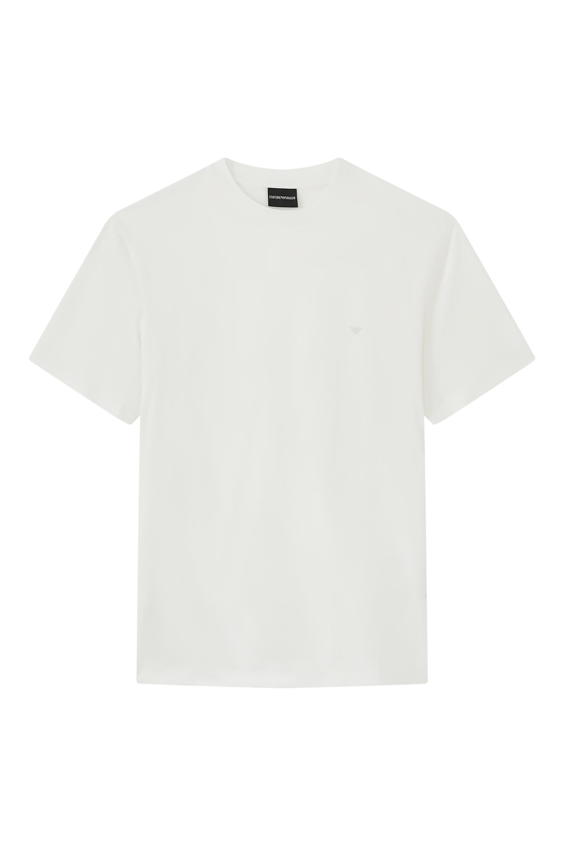 تيشيرت بنقشة شعار الماركة بحجم صغير