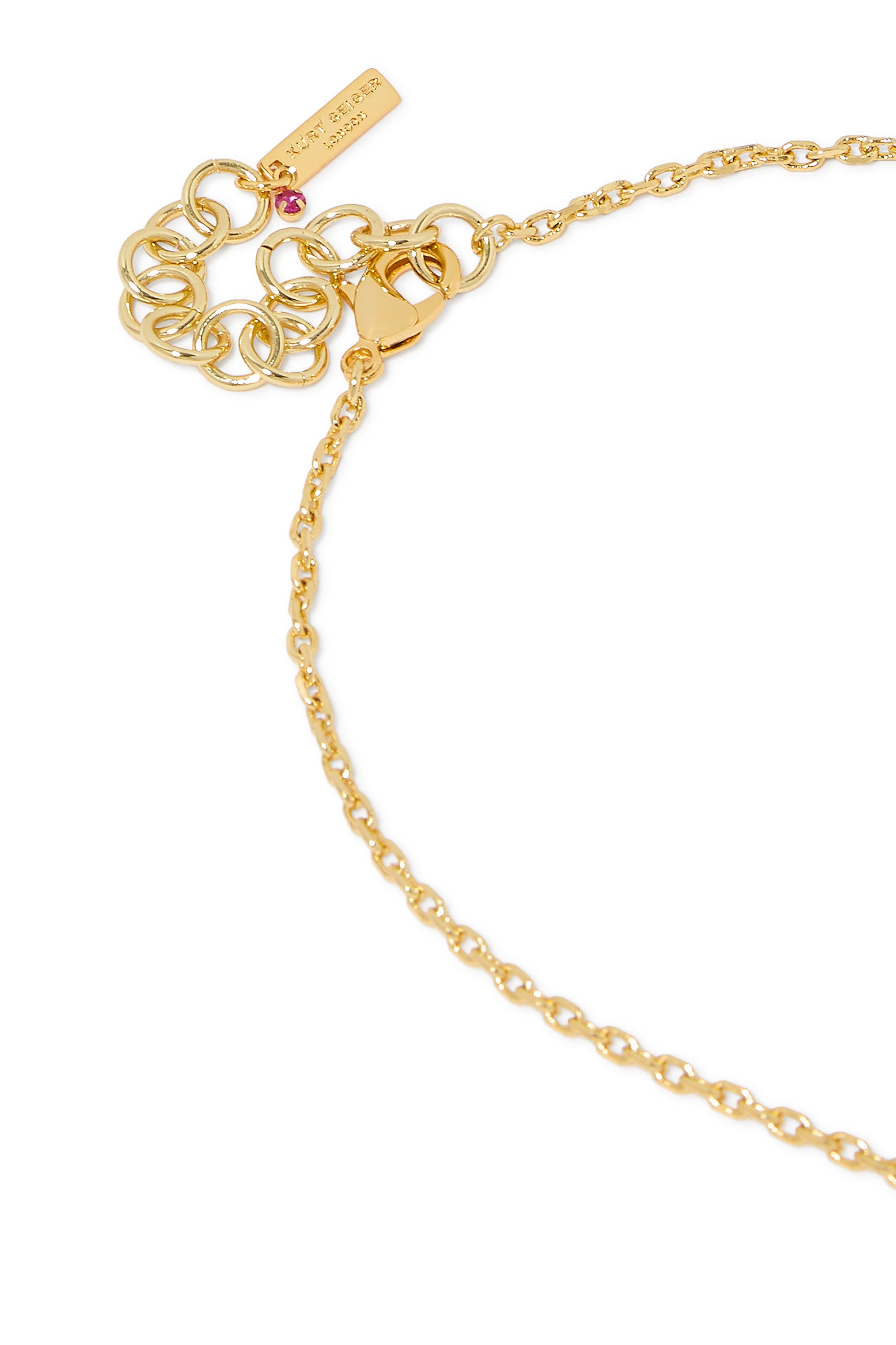 قلادة بحلية بشعار النسر مزينة بزهور