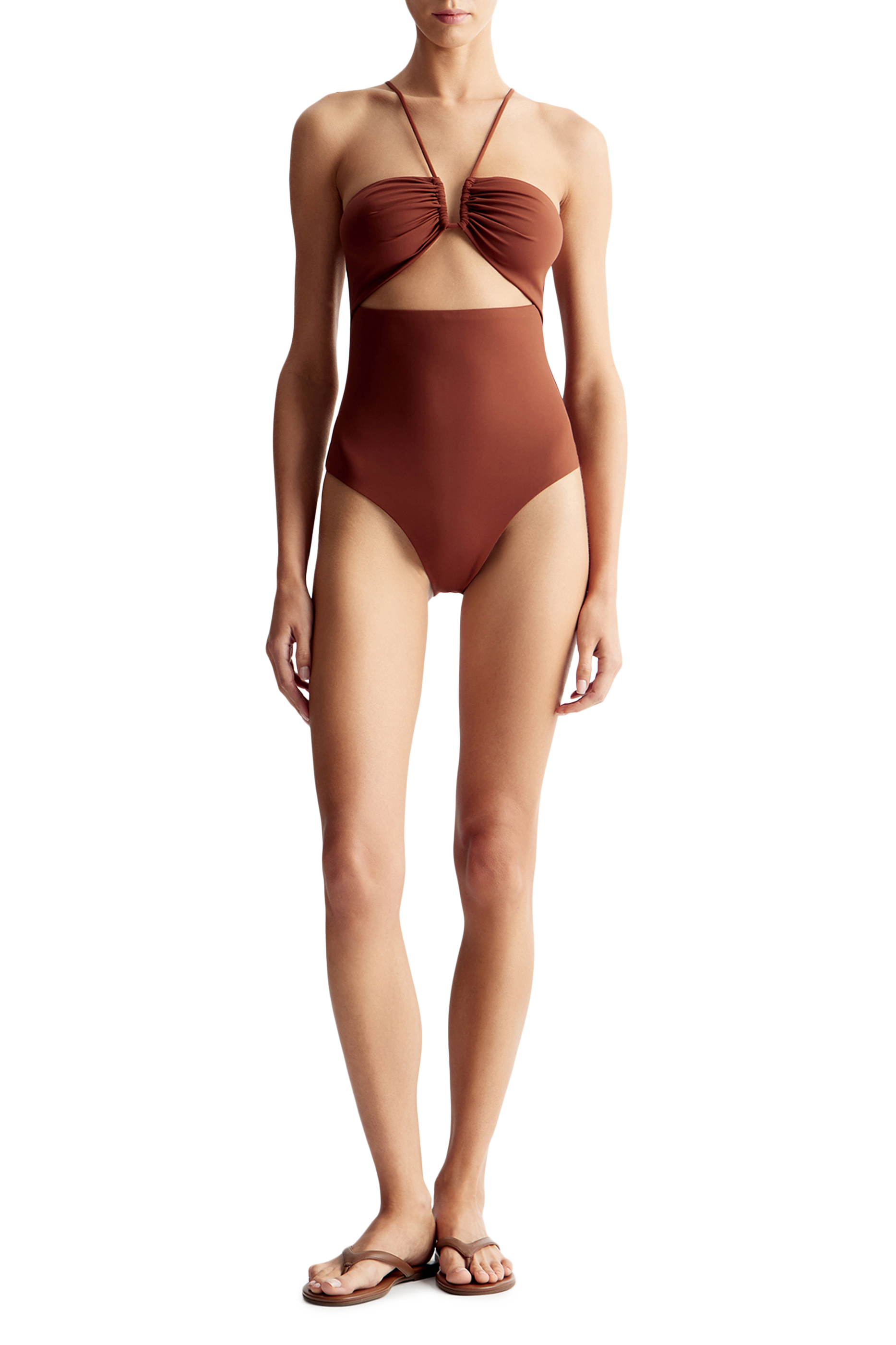 بدلة سباحة نايلون معاد تدويره