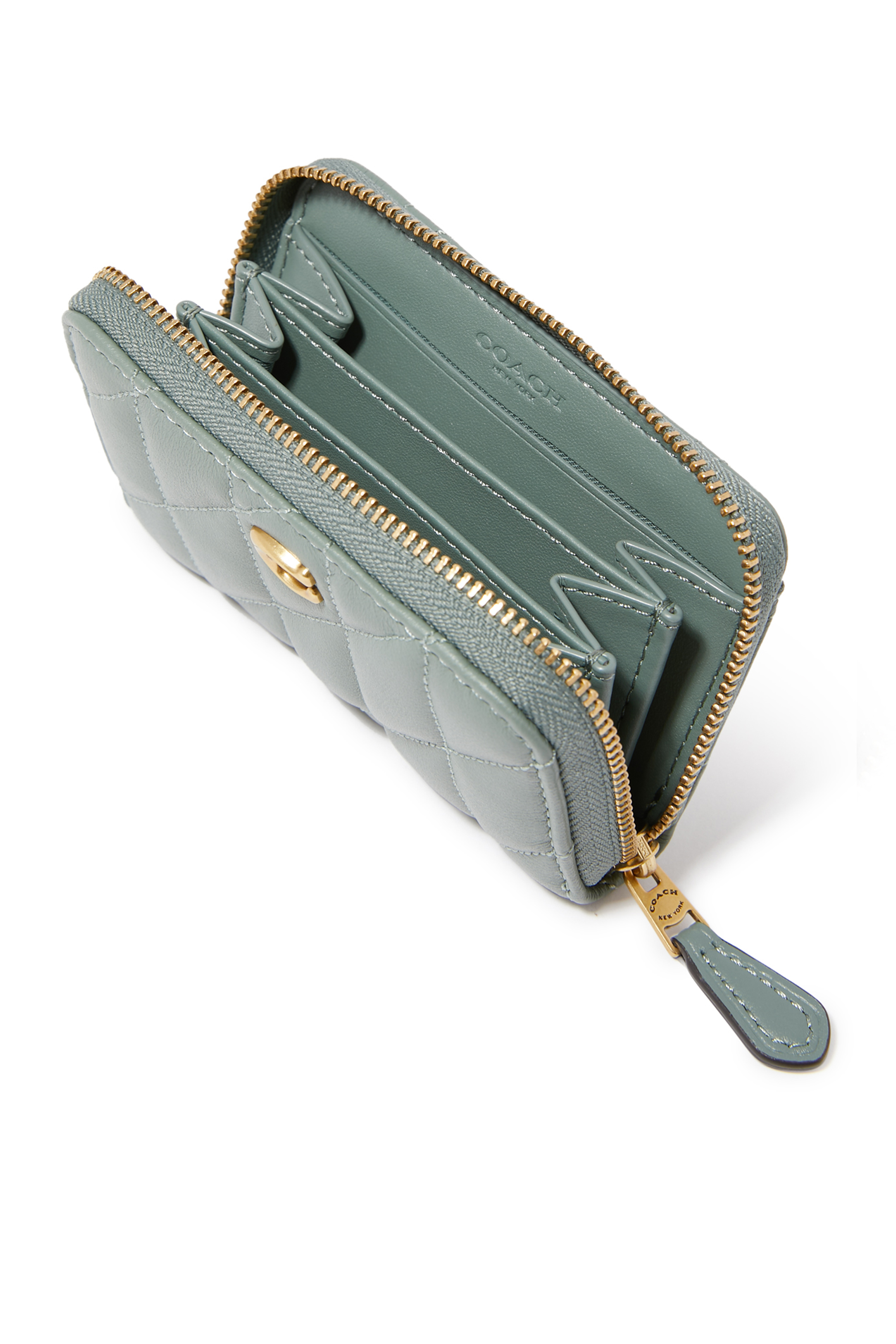 محفظة بسحاب جلد