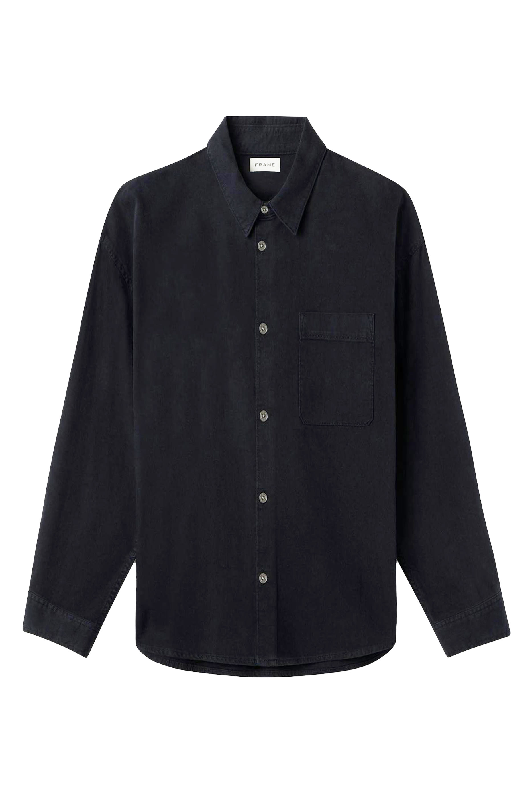 قميص دنيم بقصة مريحة