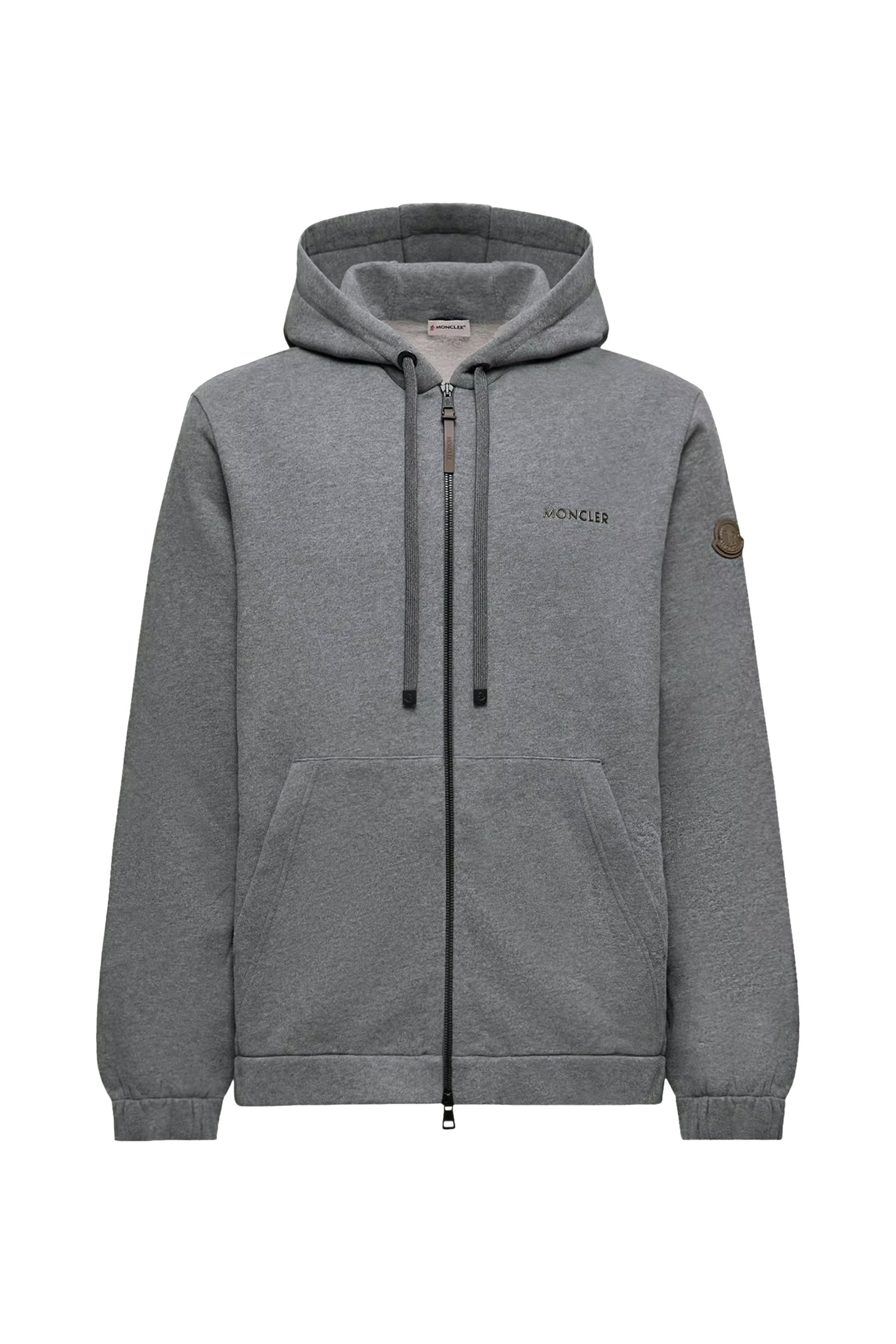  Padded Zip-Up Cardigan