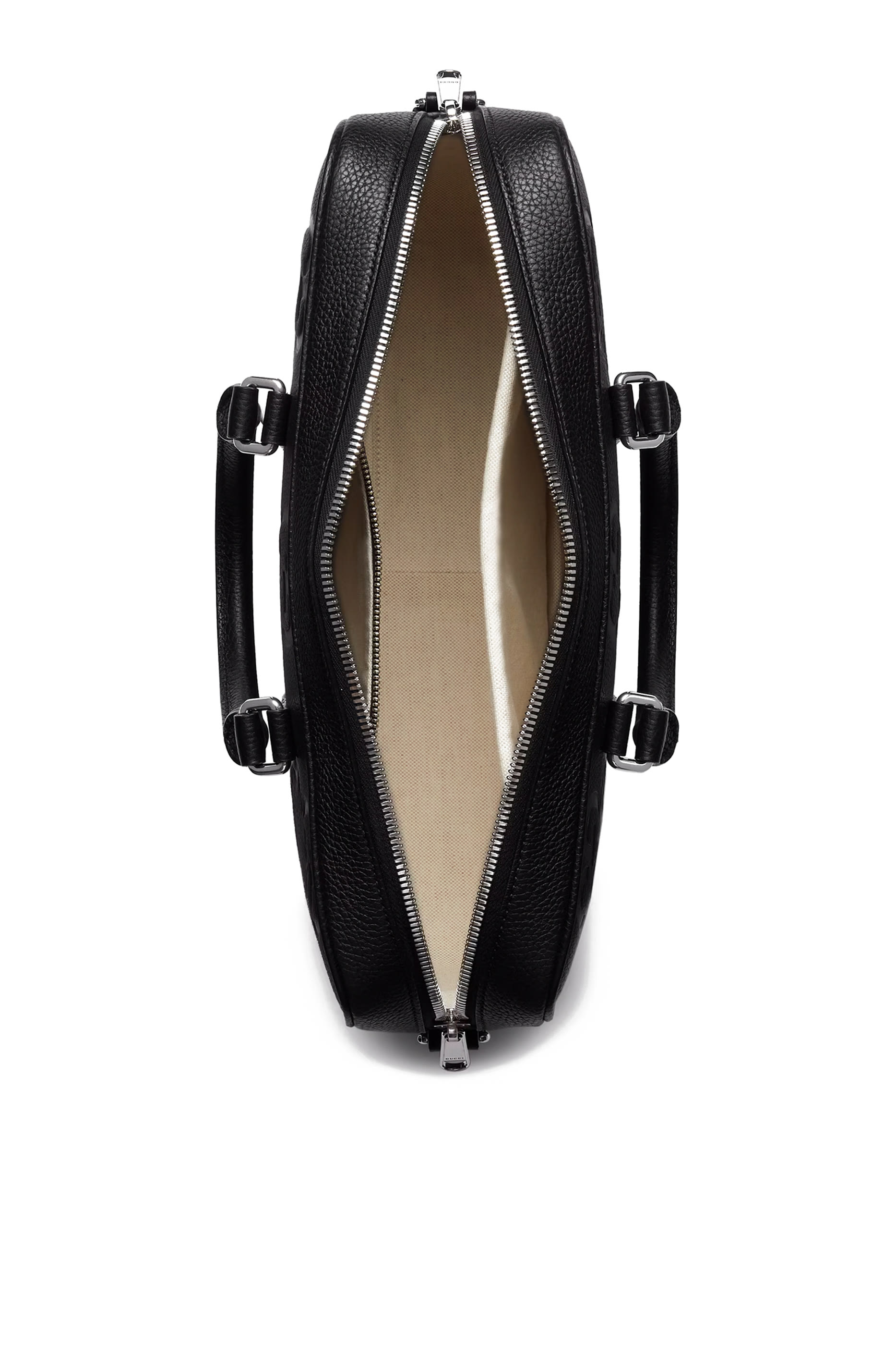 حقيبة عمل بشعر حرفي الماركة بحجم كبير