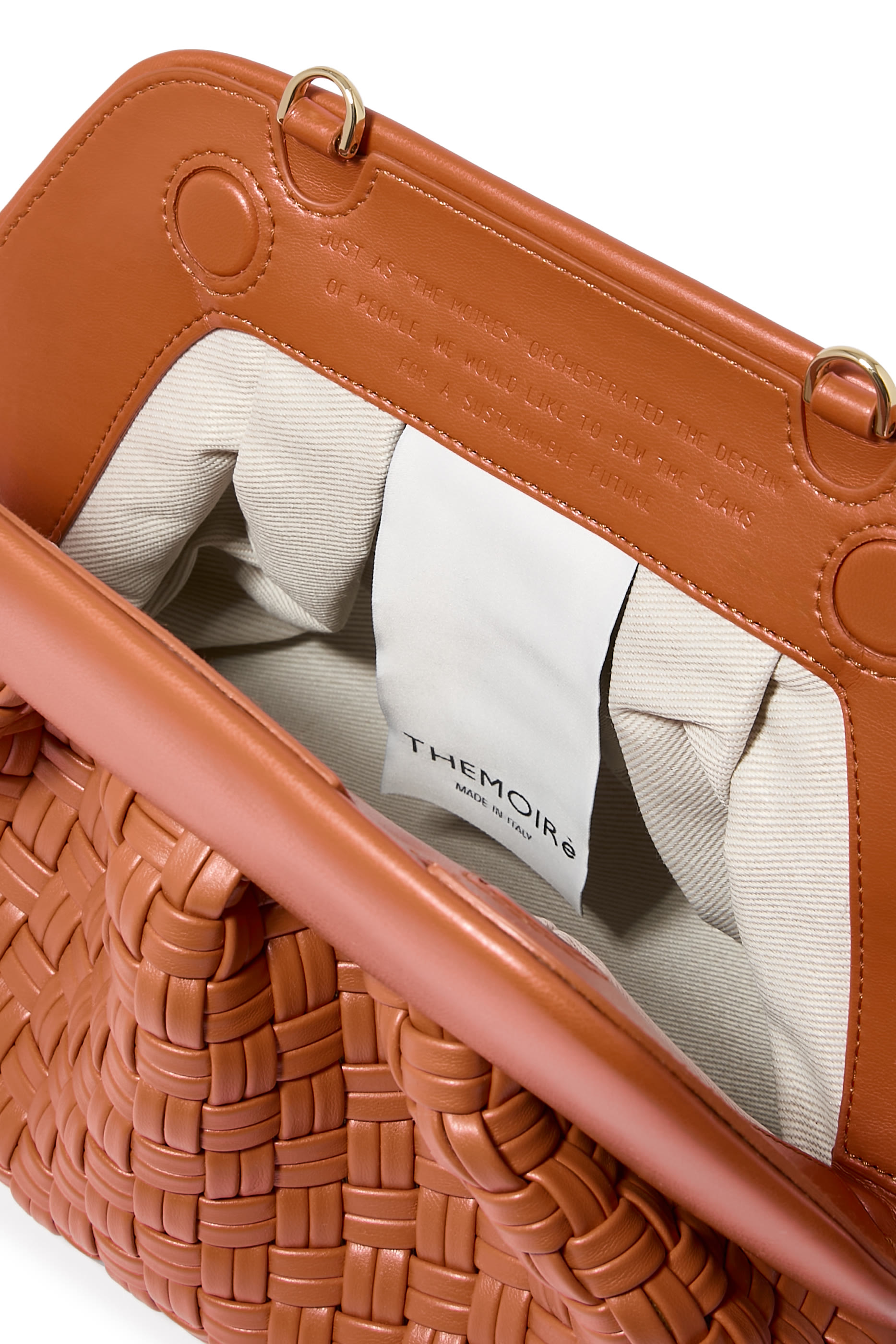 Tia Micro Weaved Clutch Bag 