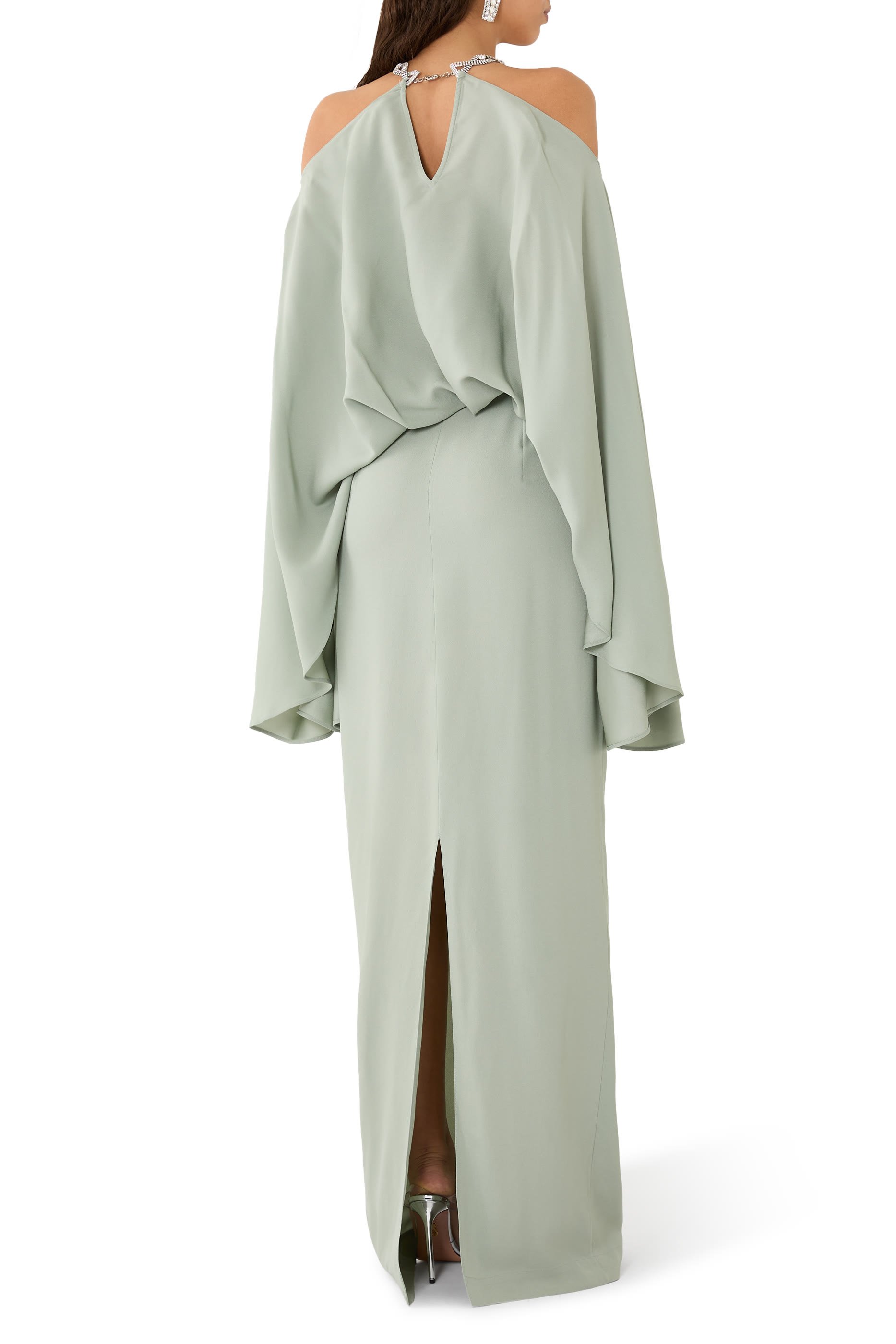 فستان سيكلاديز مزين بكريستال