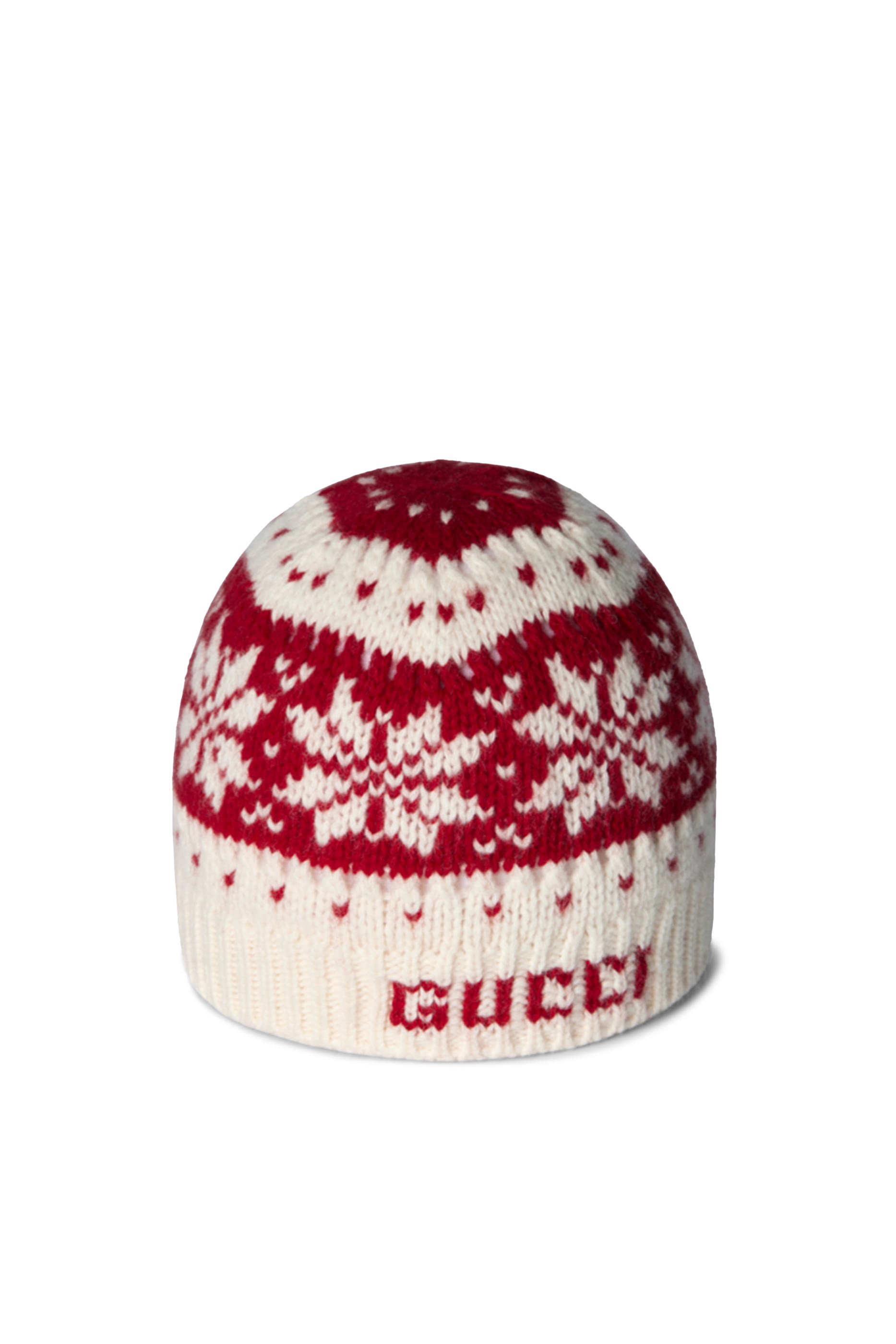 قبعة بشعار الماركة صوف للأطفال