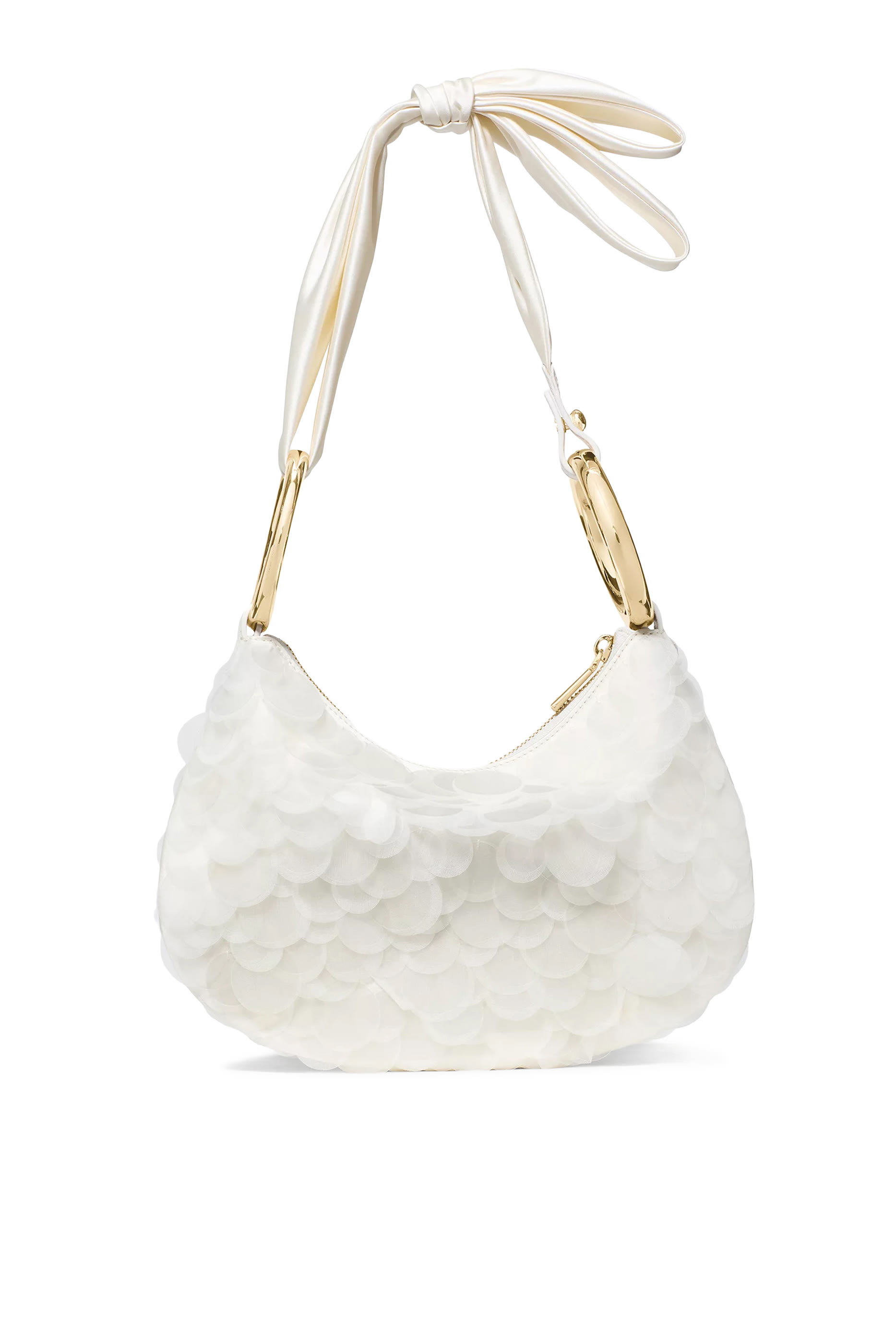 حقيبة مزينة بحلقات وترتر