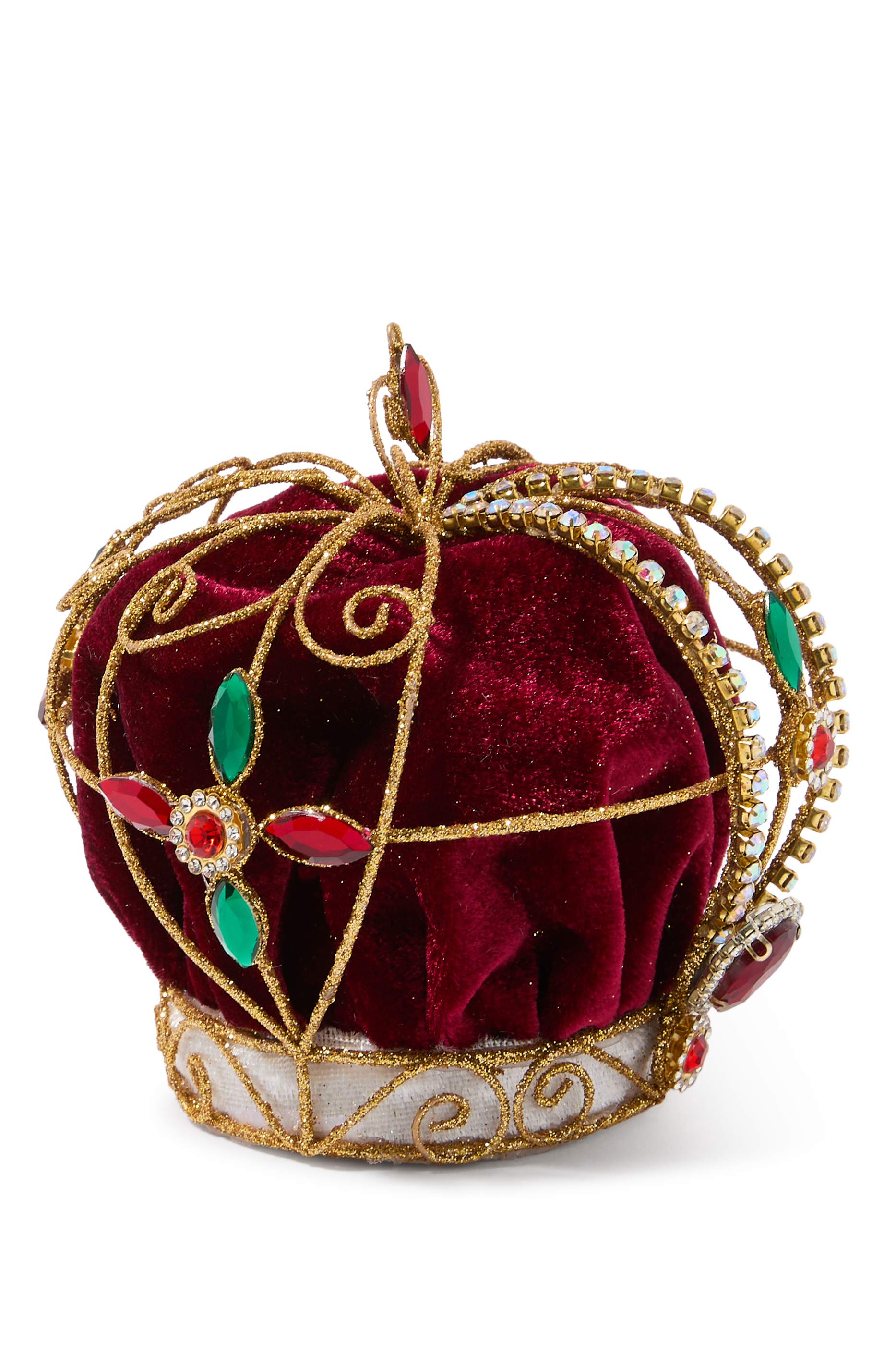 Velvet Jewel Crown Ornament