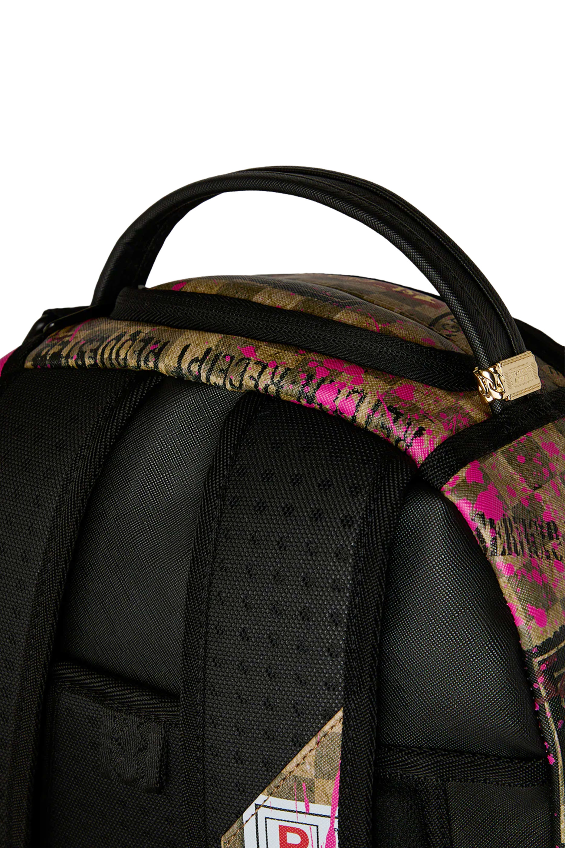 حقيبة ظهر مزينة بنقشة عبوة ممزقة للأطفال