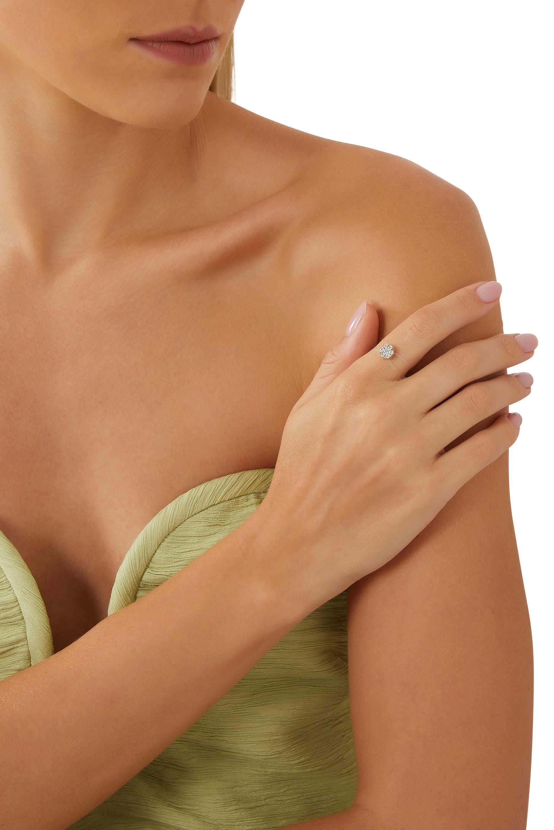 خاتم مرصع بالماس