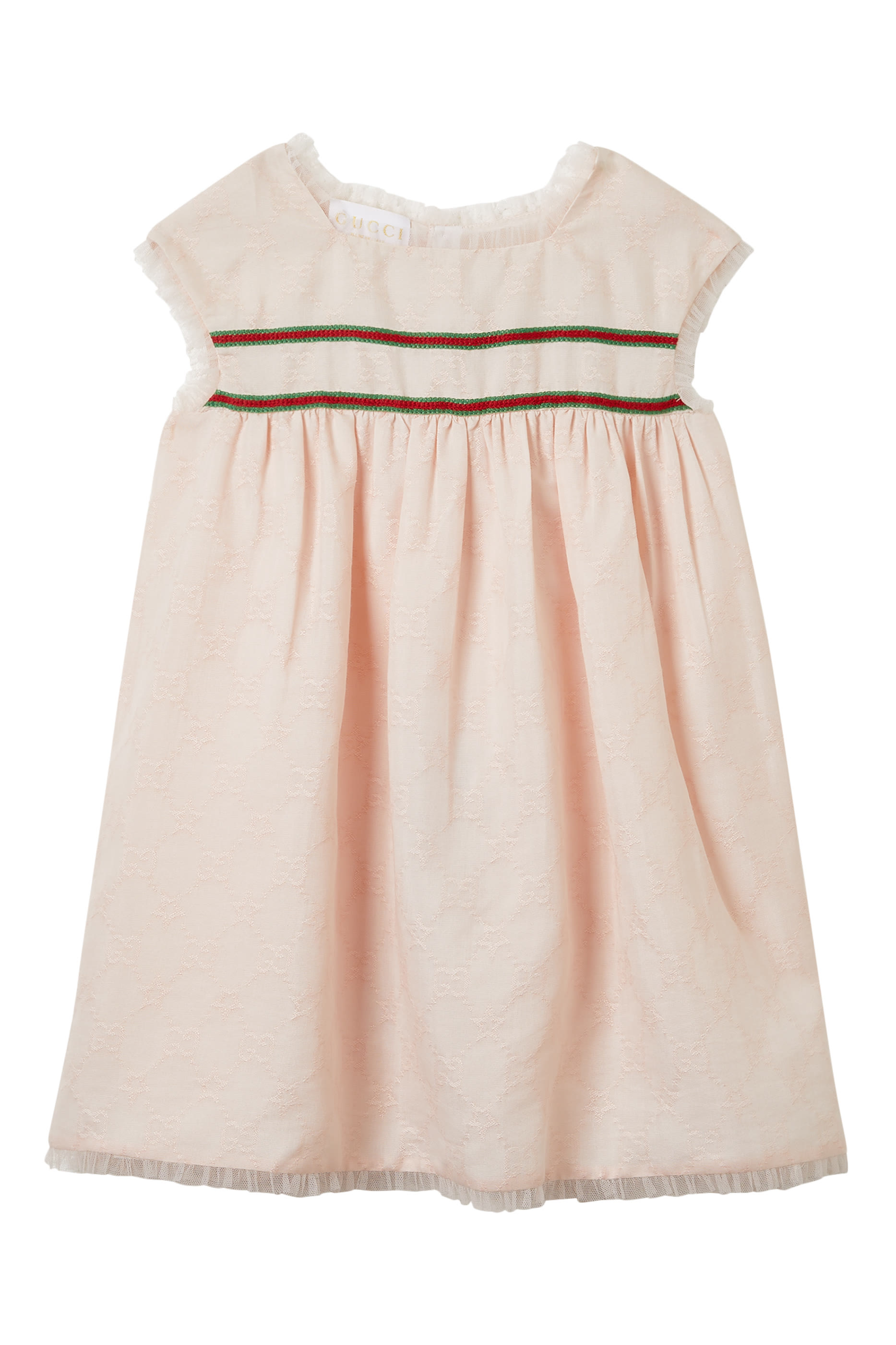 فستان بلا أكمام قطن وفيسكوز للأطفال