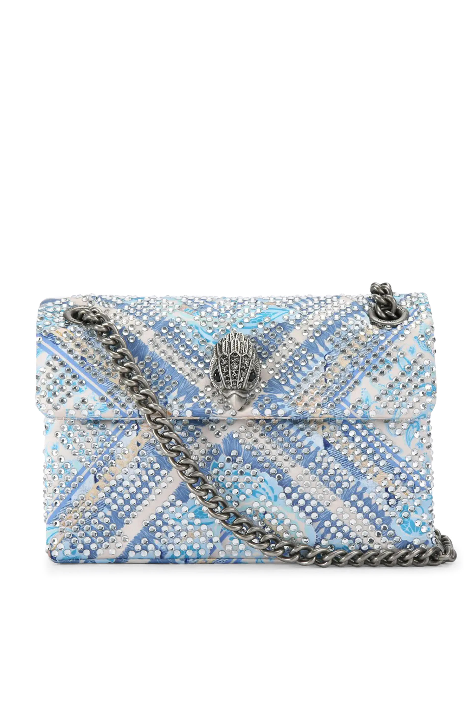 حقيبة كنسينغتون صغيرة مرصعة بكريستال