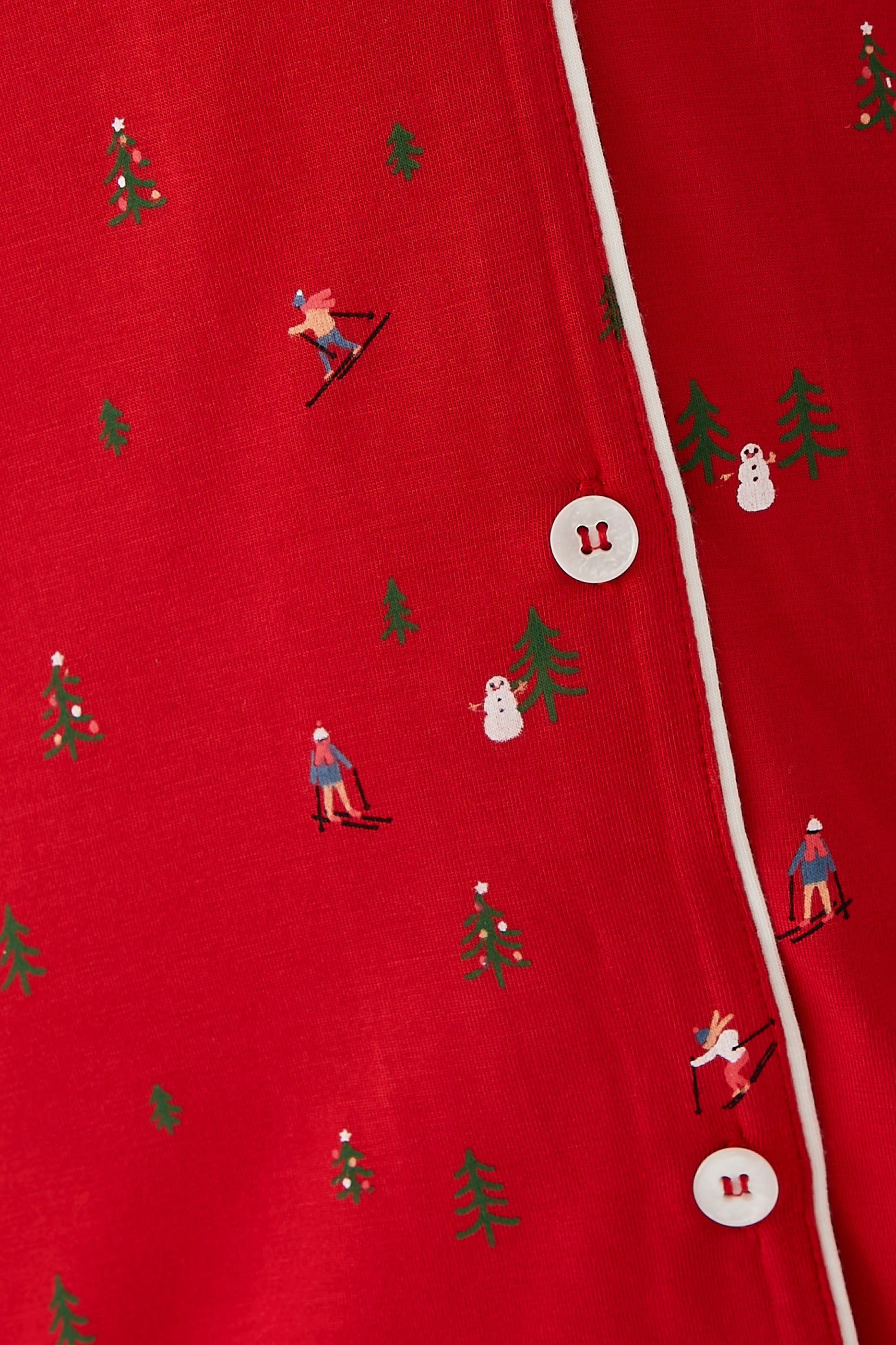 طقم بيجامة غيزيل طويل بطبعات مودال تينسيل