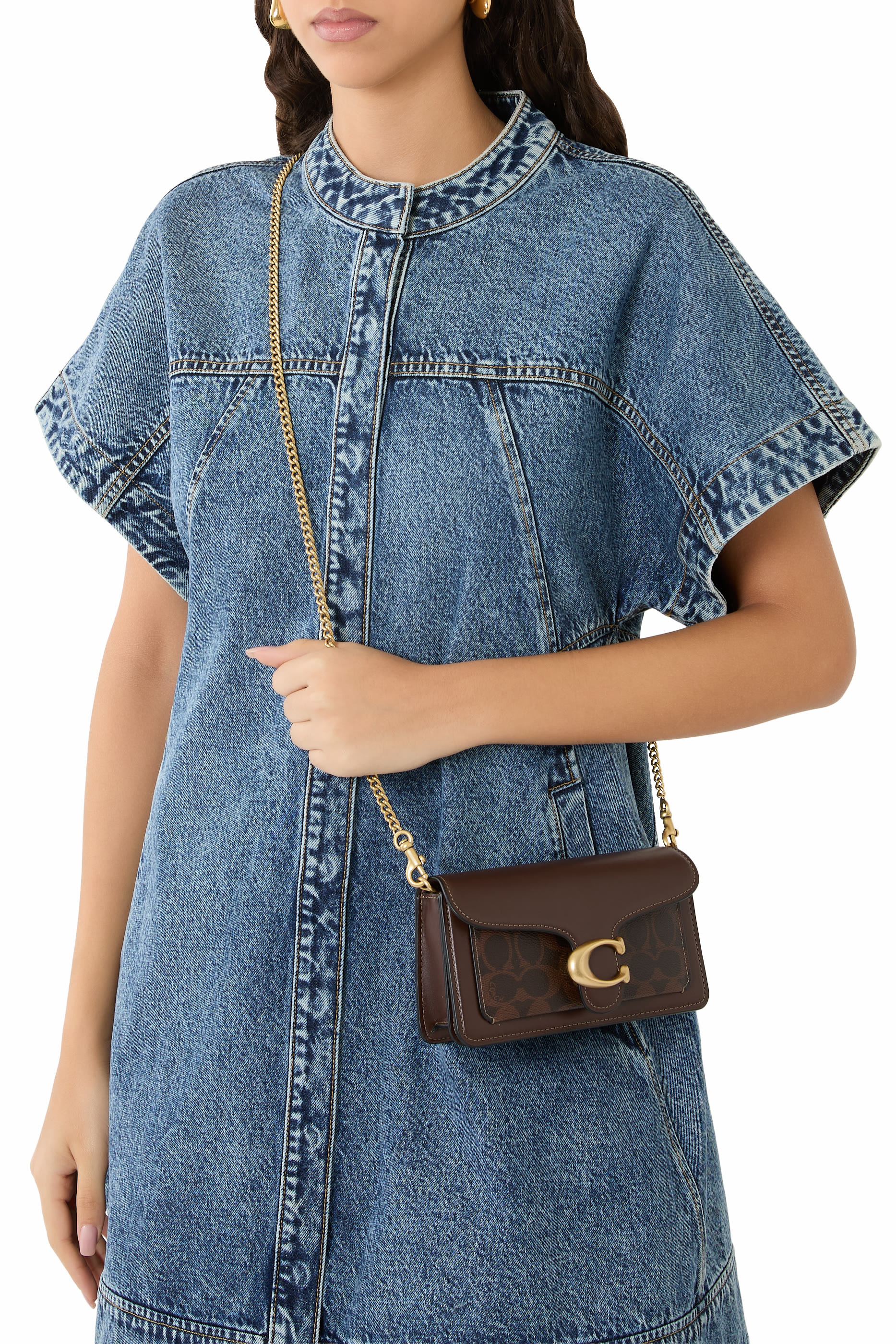 حقيبة كروس بودي تابي 19 بحمالة سلسلة